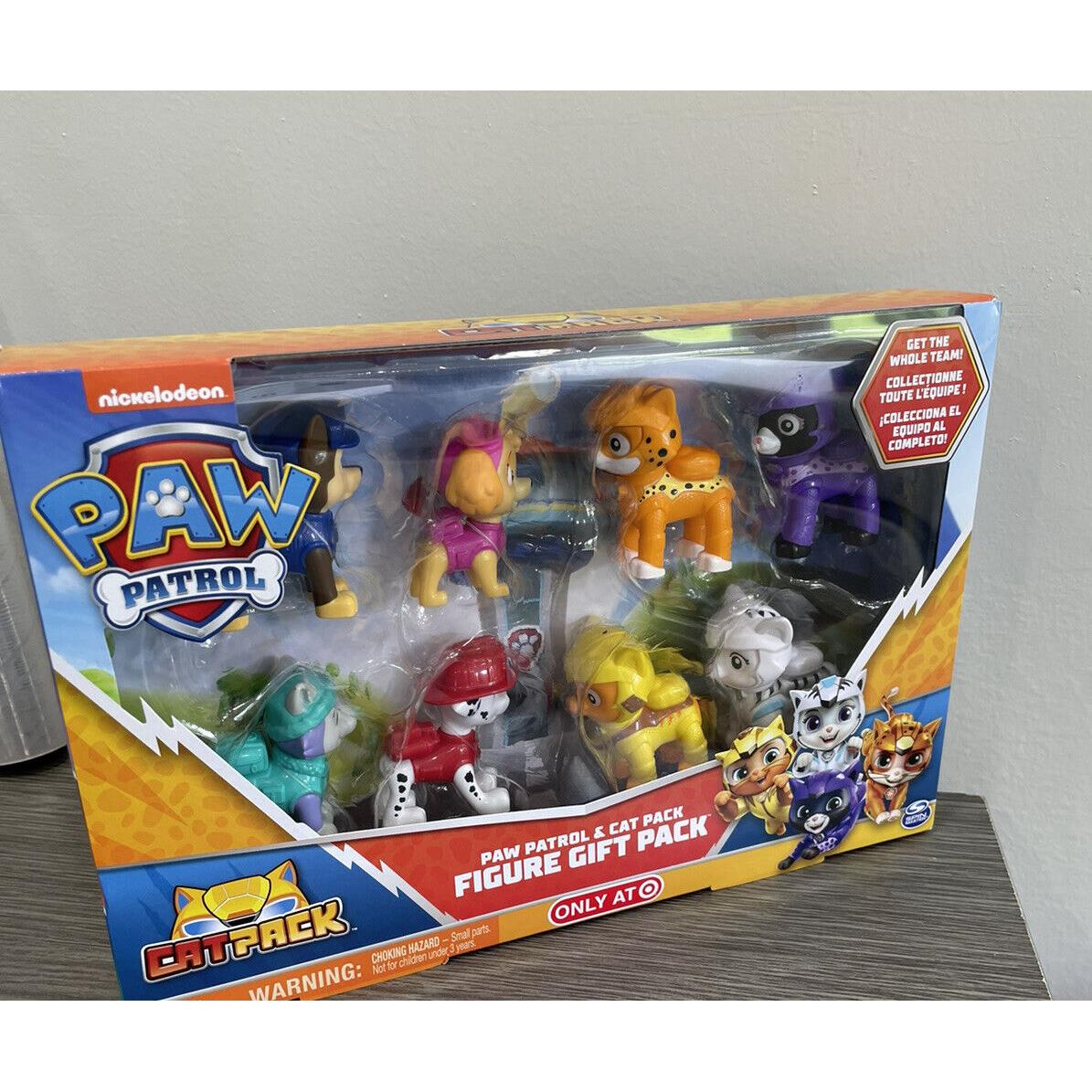 Spin Master Paw Patrol Cat Pack Action Figure Gift Set of 8 Toy 2022 Vhtf