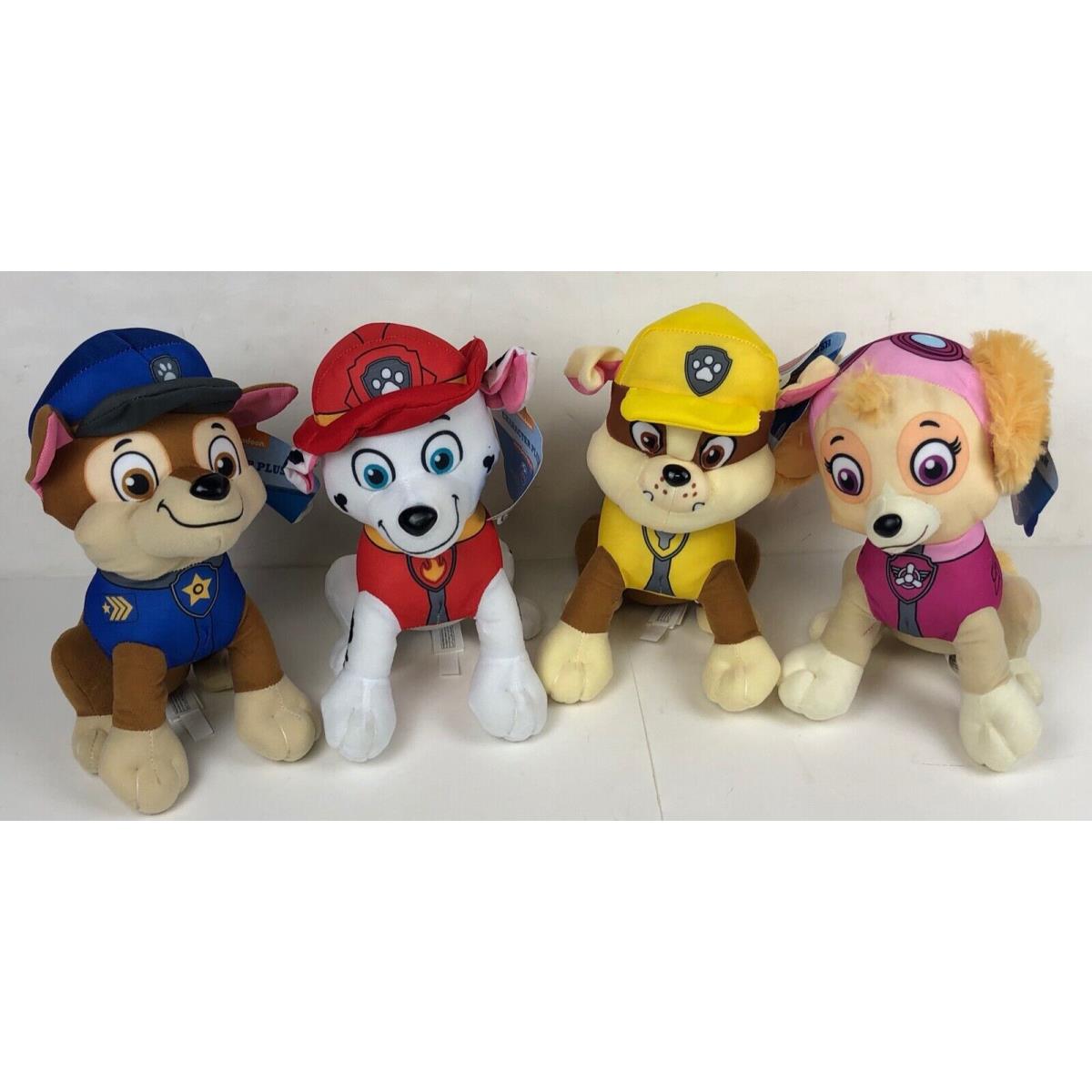 Paw Patrol Plush Toy Marshall Skye Rubble Chase 10 Set of 4