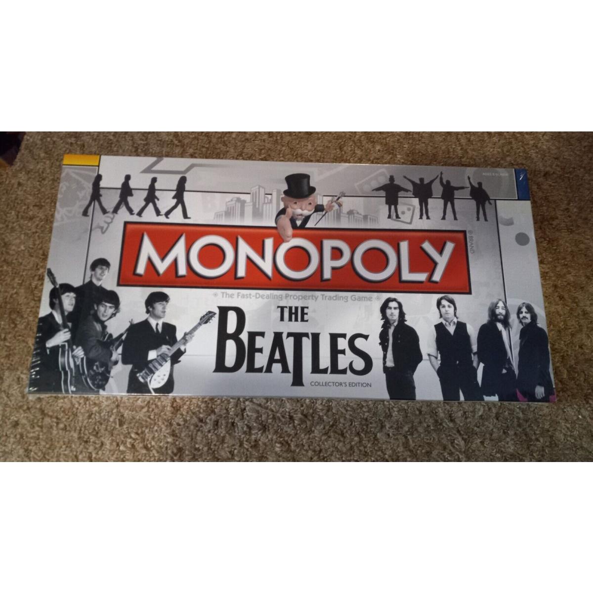 The Beatles Monopoly Collectors Edition 2010 John Paul George Ringo New-sealed