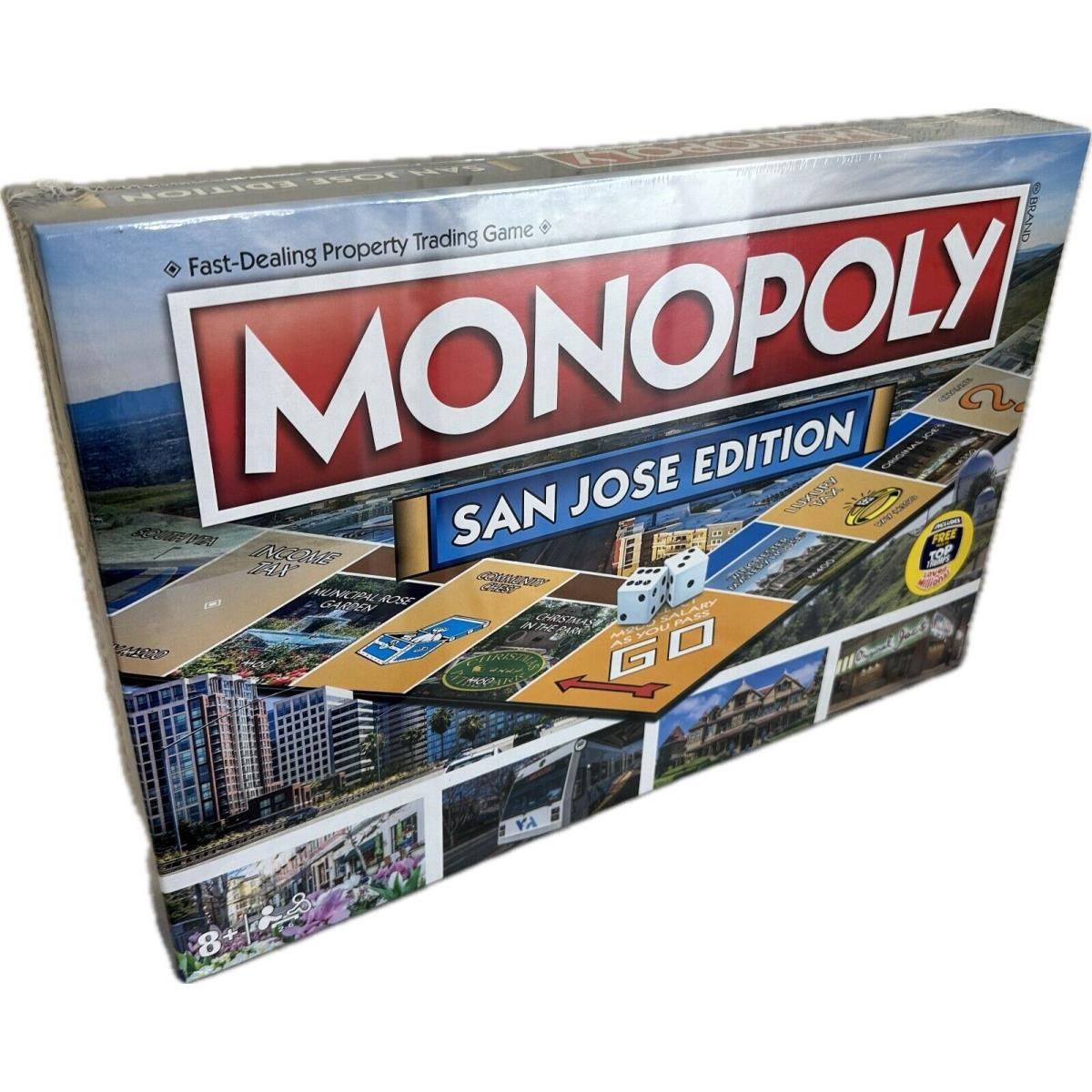 Hasbro Monopoly San Jose Edition C97130001 Sealed/