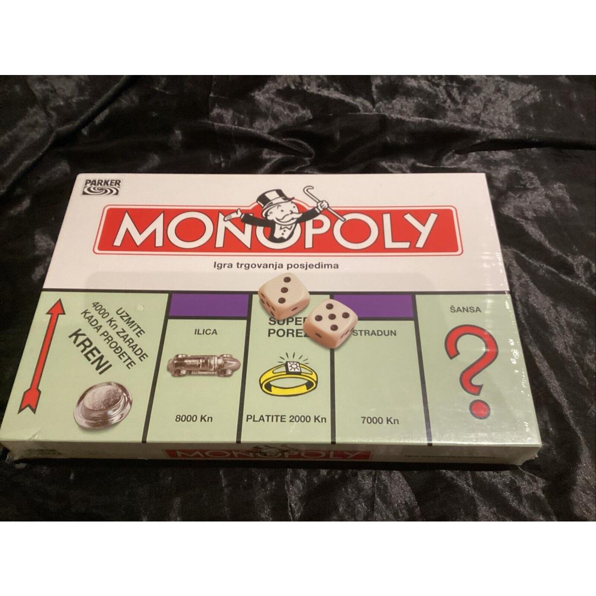 Monopoly Croatia Edition 1996 Rare Board Game