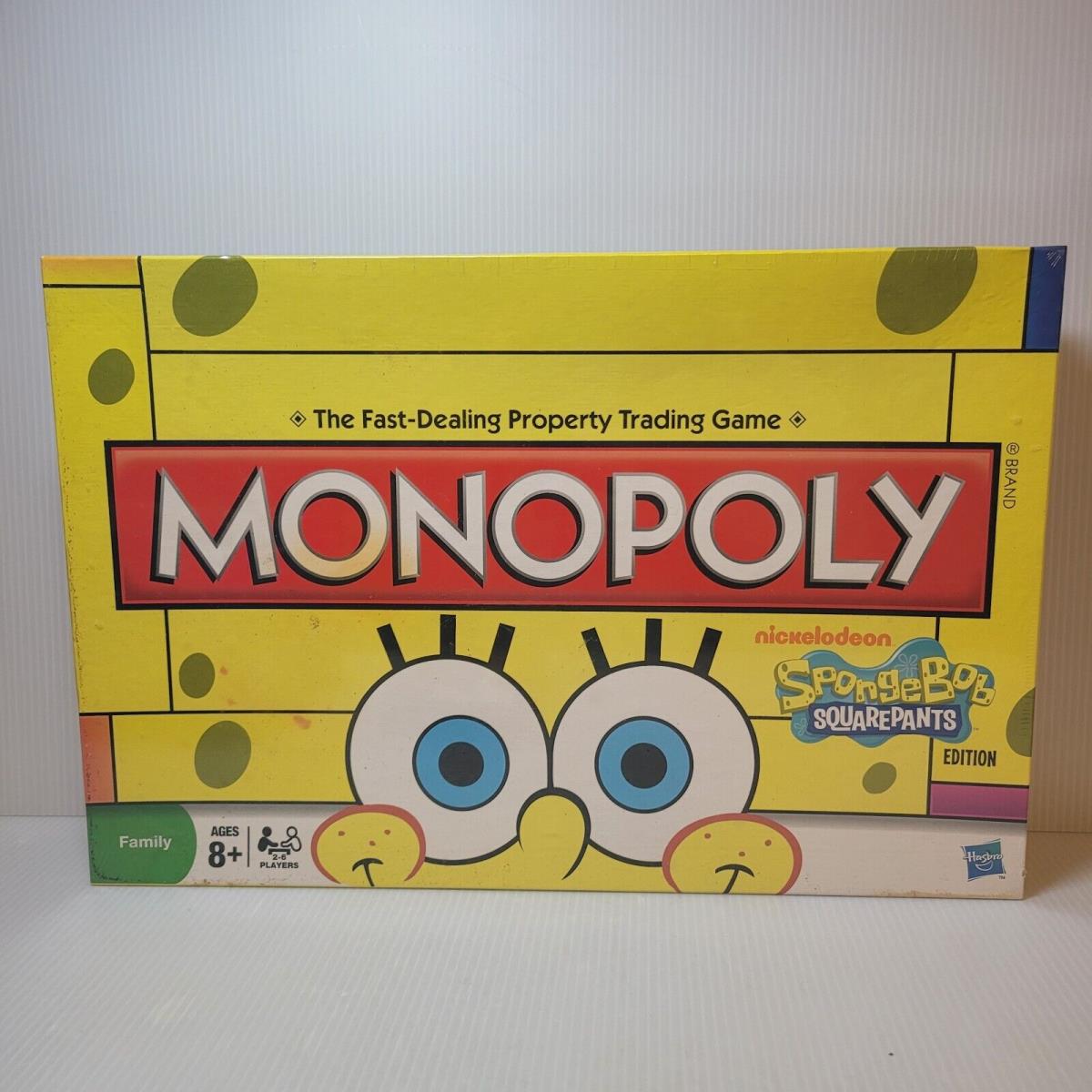 Monopoly Spongebob Squarepants Edition Hasbro Board Game 2010