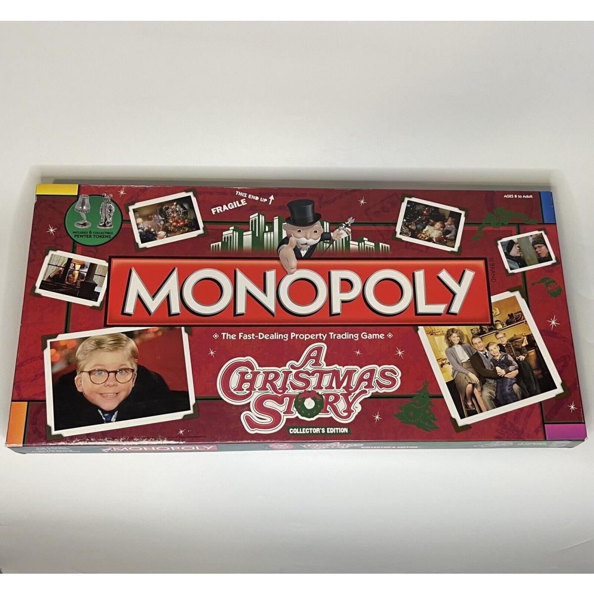 Monopoly A Christmas Story Game Collector`s Edition Hasbro 2009 Open