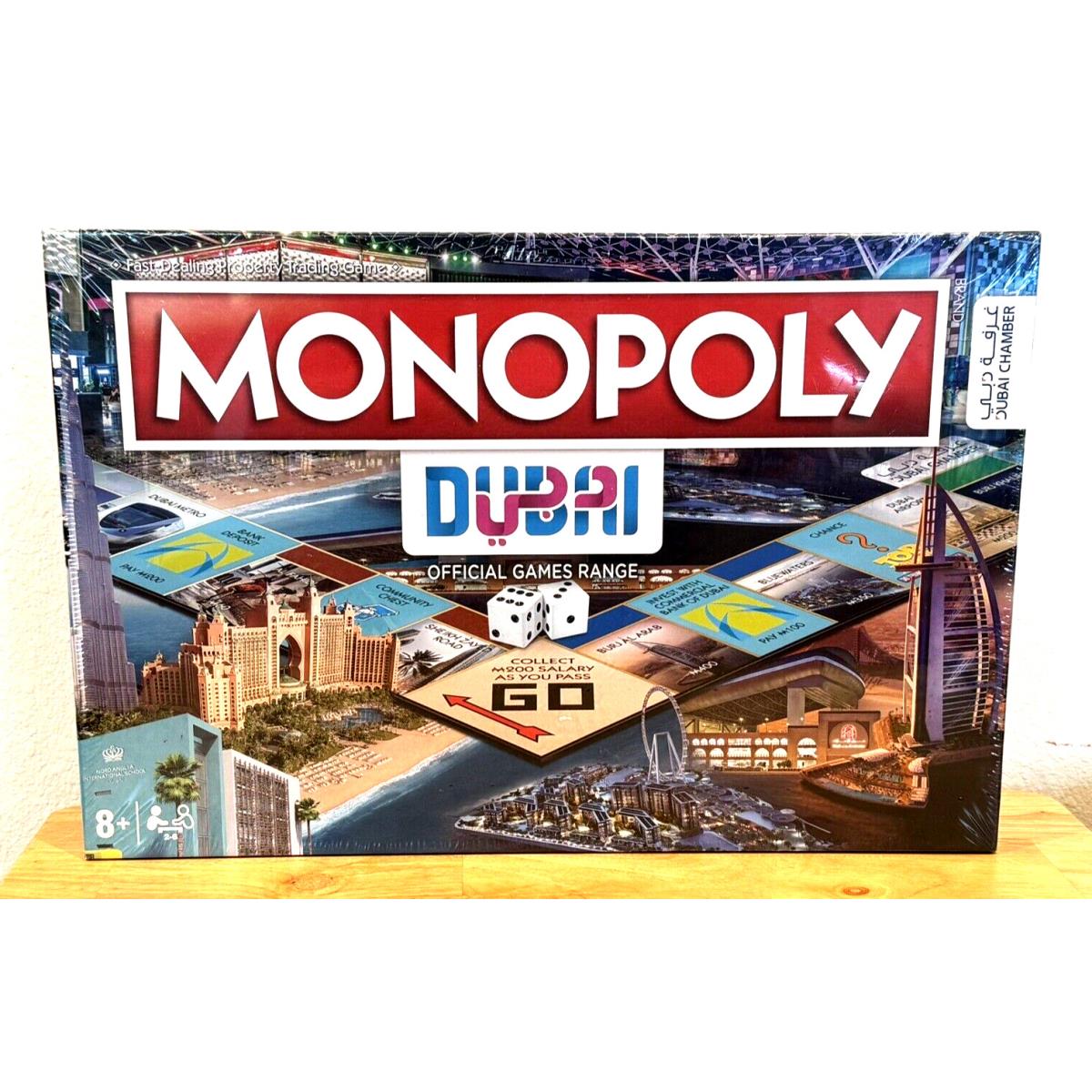 2022 Hasbro Monopoly Dubai Offical Edition Board Game IN Box