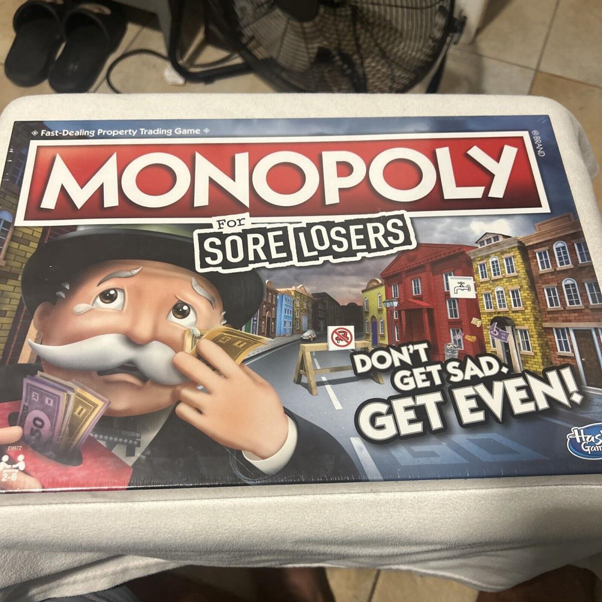 Monopoly For Sore Losers Hasbro Board Game