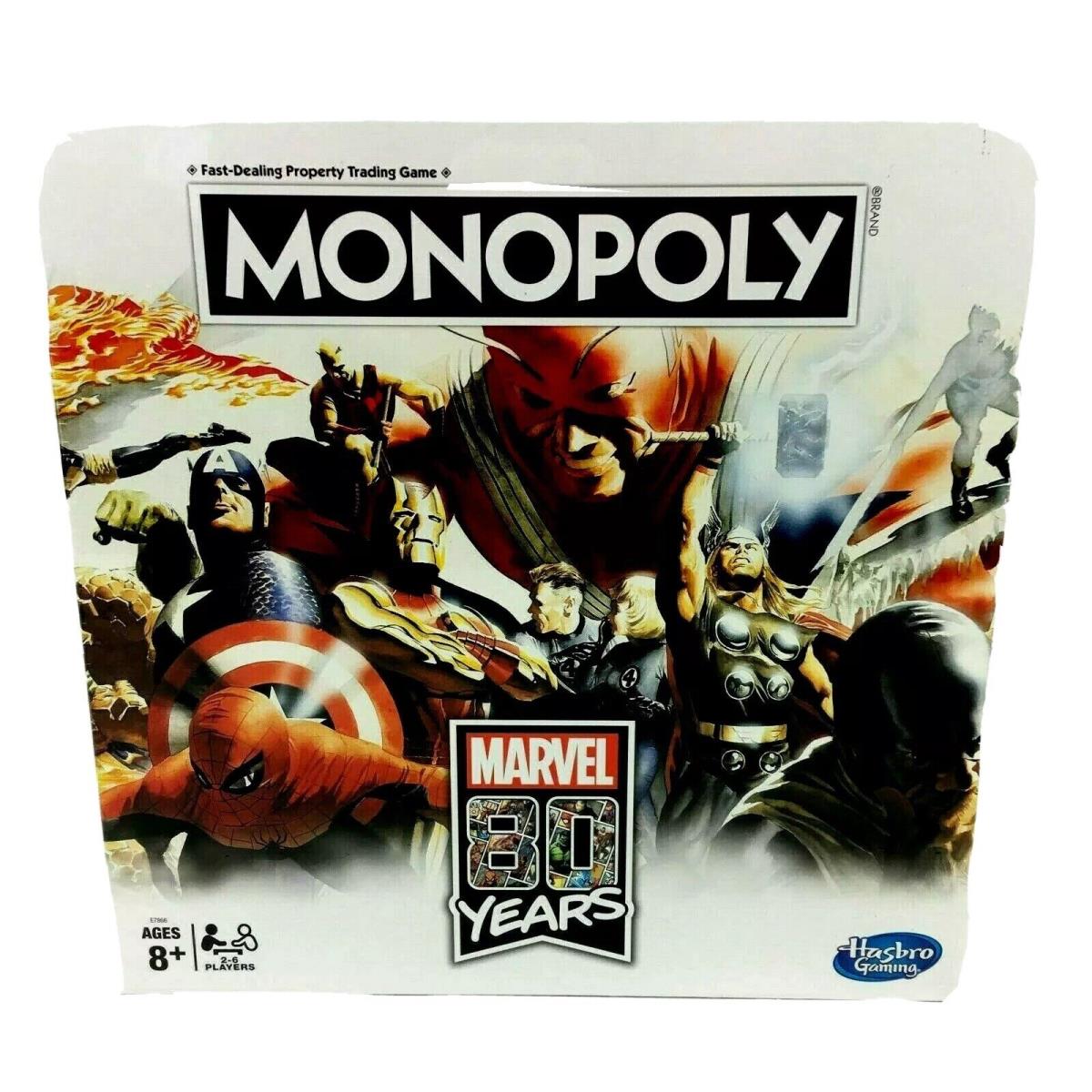 Monopoly Marvel 80 Years Board Game Hasbro