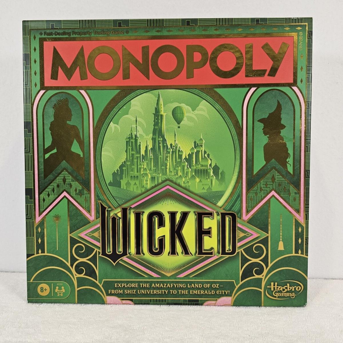 Monopoly Wicked Edition Hasbro Ages 8+