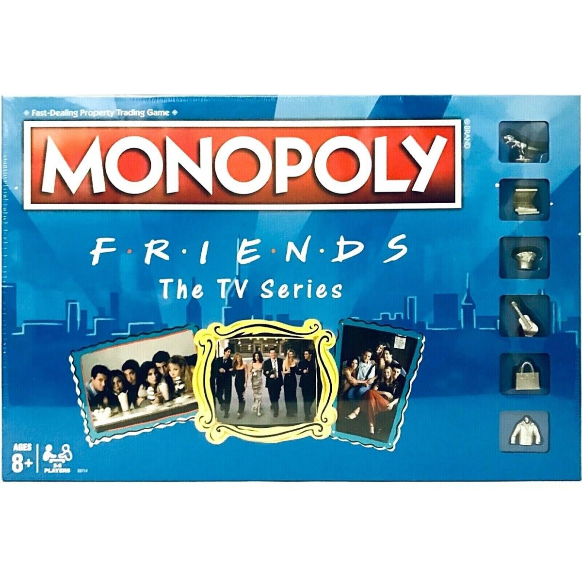 Monopoly Friends The TV Series Edition Fast Dealing Property Trading Board Game