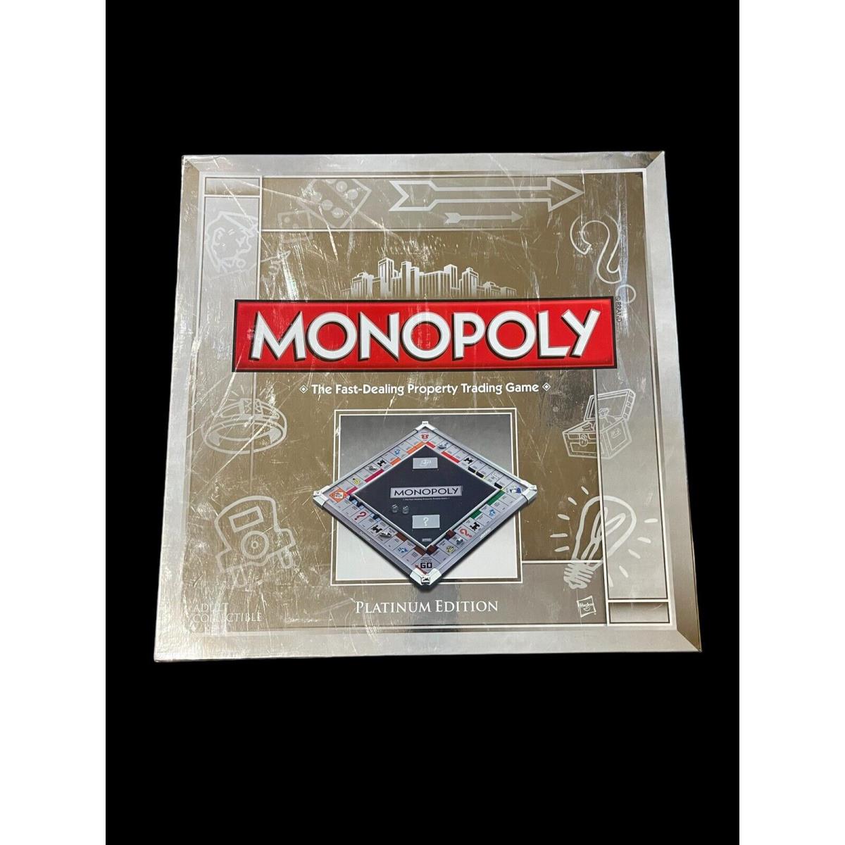 Monopoly Platinum Collector`s Edition Metallic Board Game