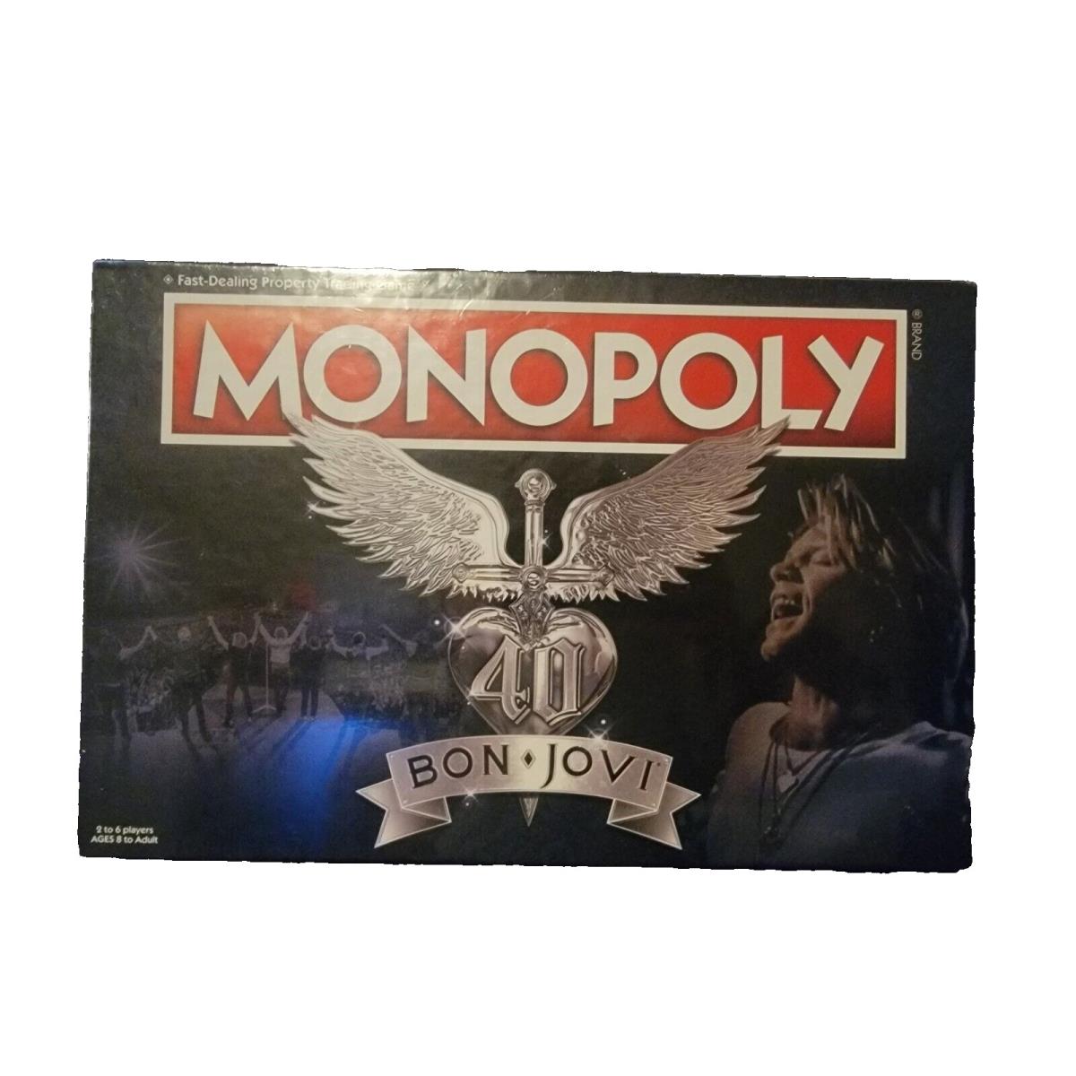 Bon Jovi 40th Anniversary Monopoly Game Collectors Edition Rare