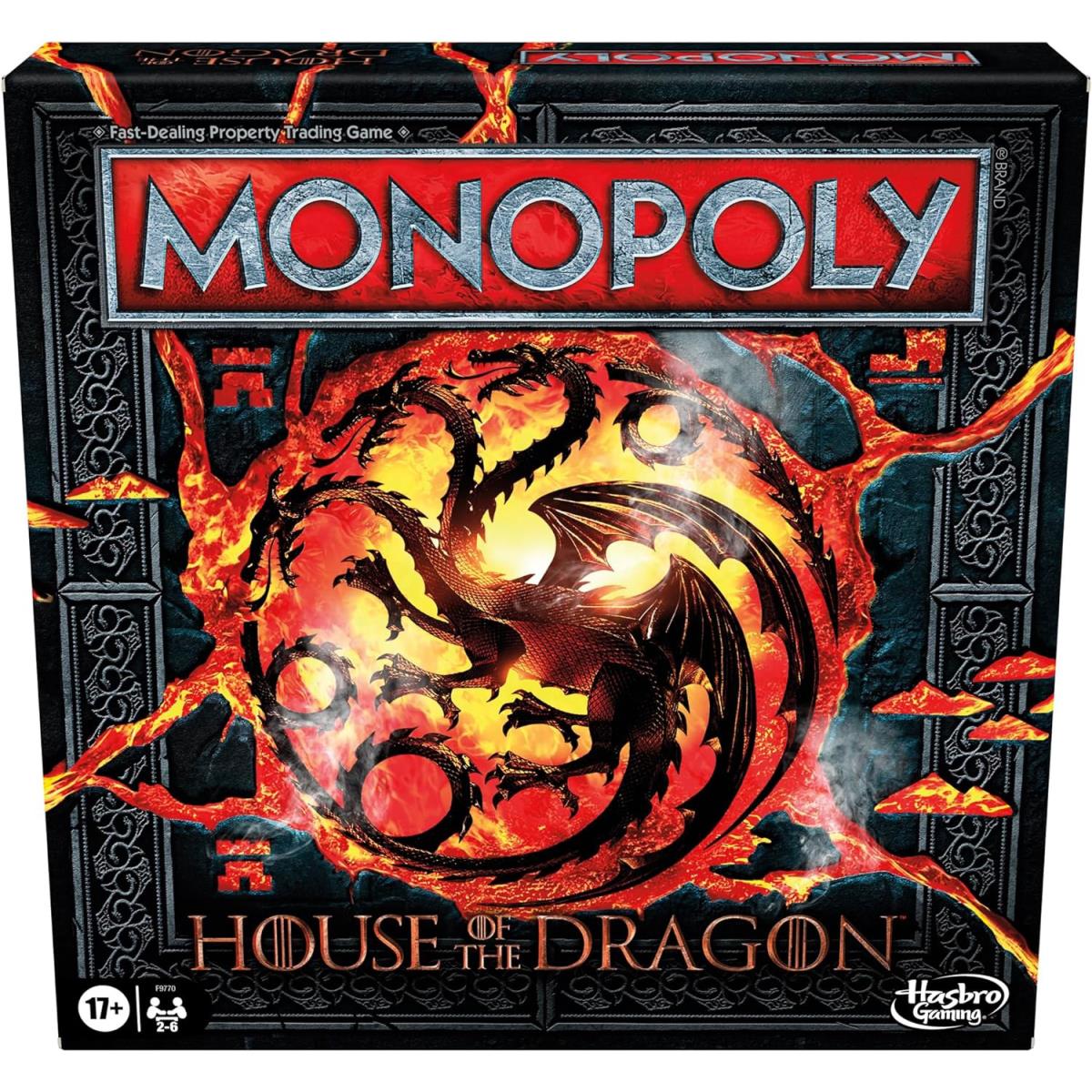 Monopoly House of The Dragon Edition Board Game Based on The Hit TV Series A