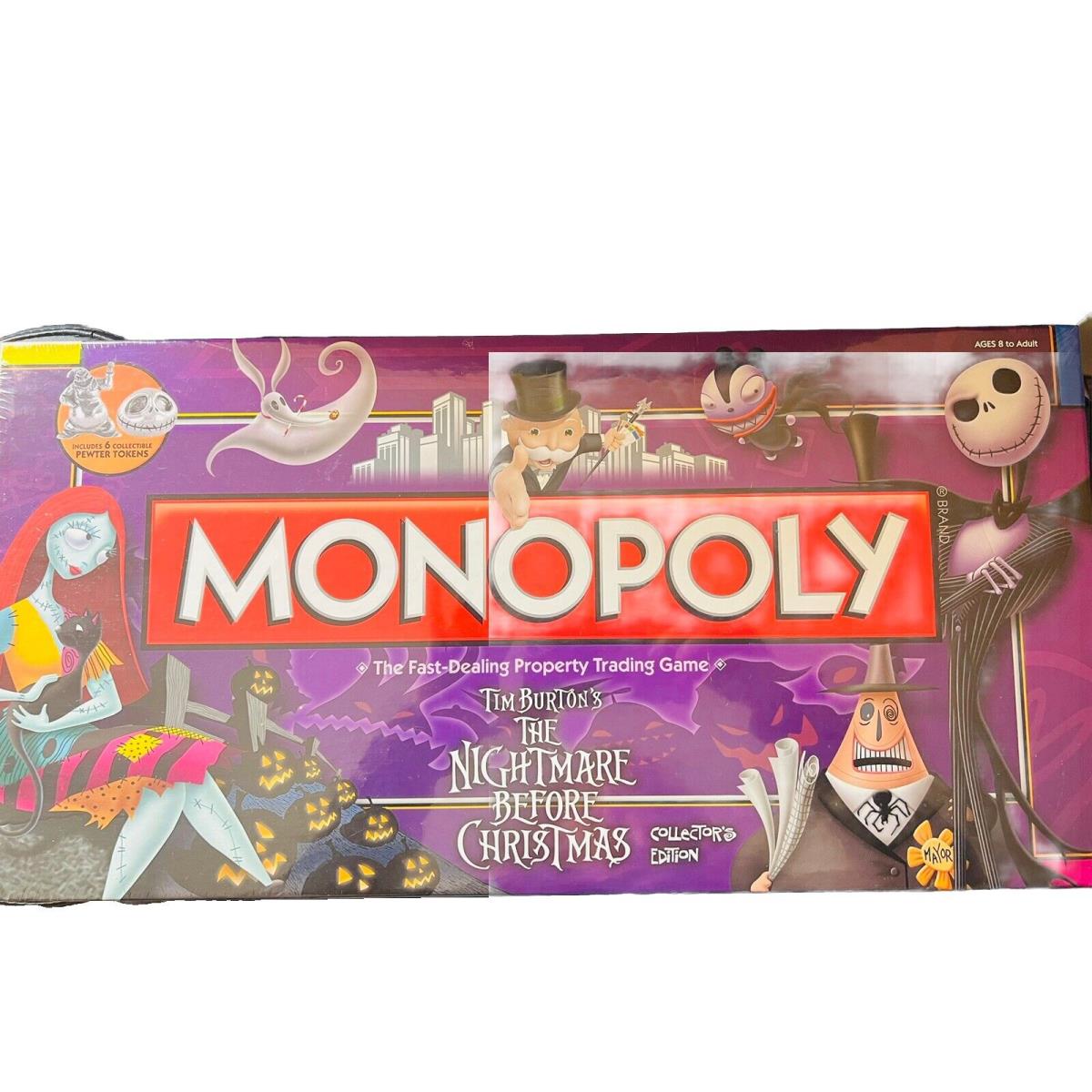 Tim Burton The Nightmare Before Christmas Monopoly Collectors Edition