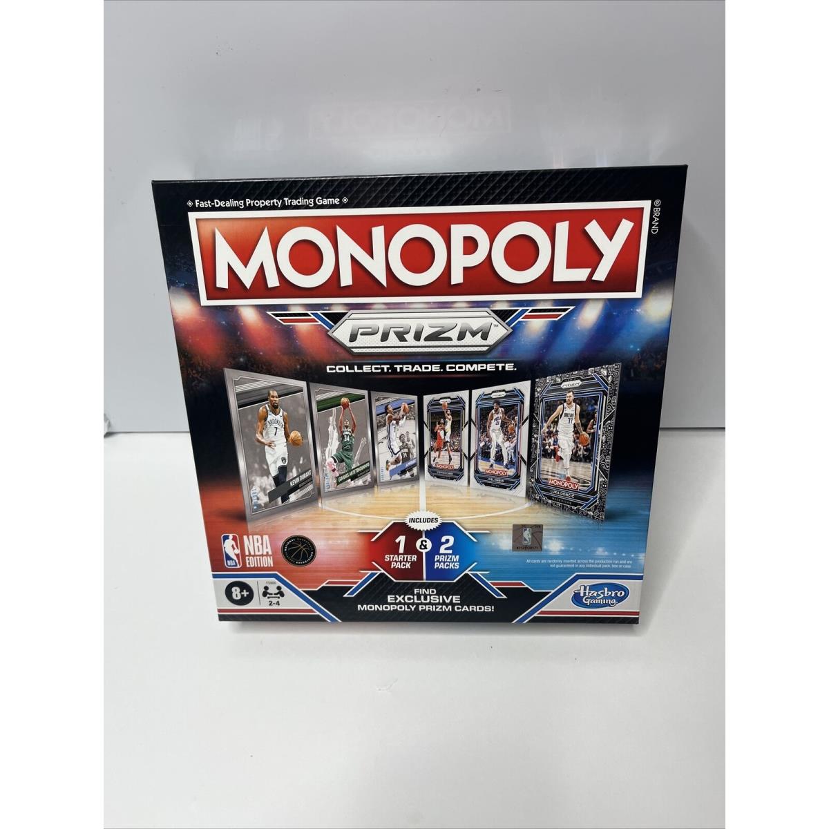 2022-23 Monopoly Prizm Nba Trading Card Edition Board Game - IN Hand Ships Today