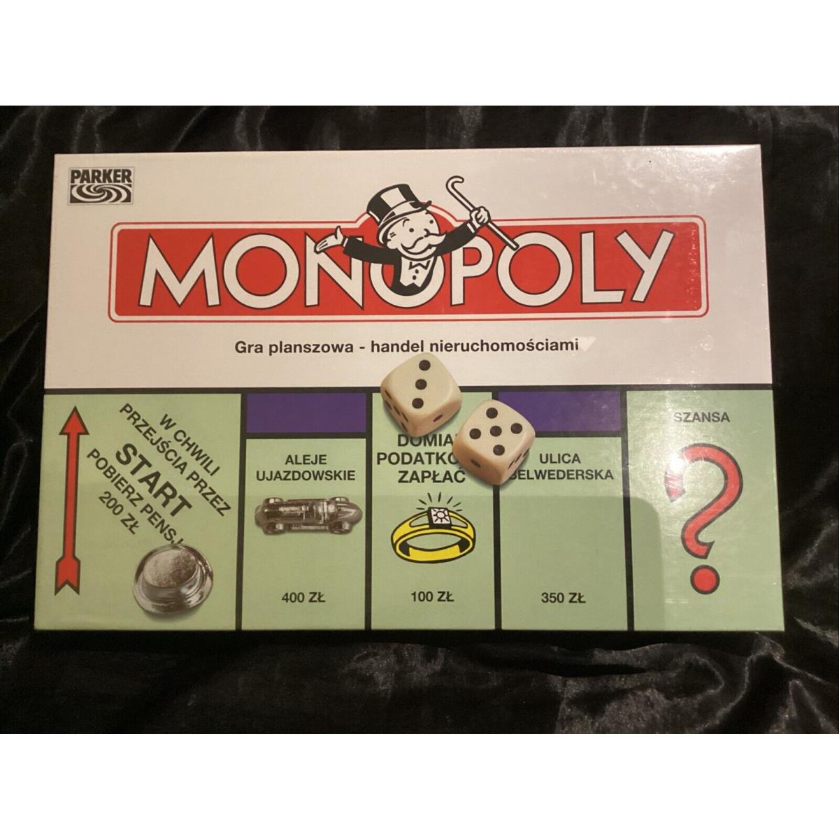 Monopoly Polska Gra Planszowa 1996 Board Game Polish Edition