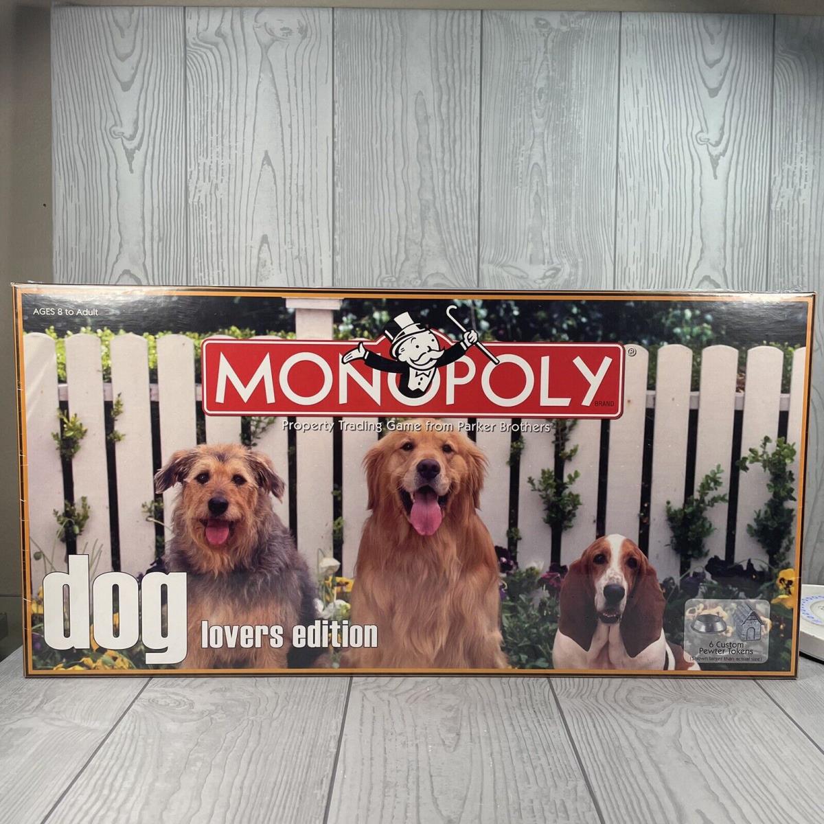 Hasbro Monopoly Dog Lovers Edition 2007 Board Game Parker Brothers