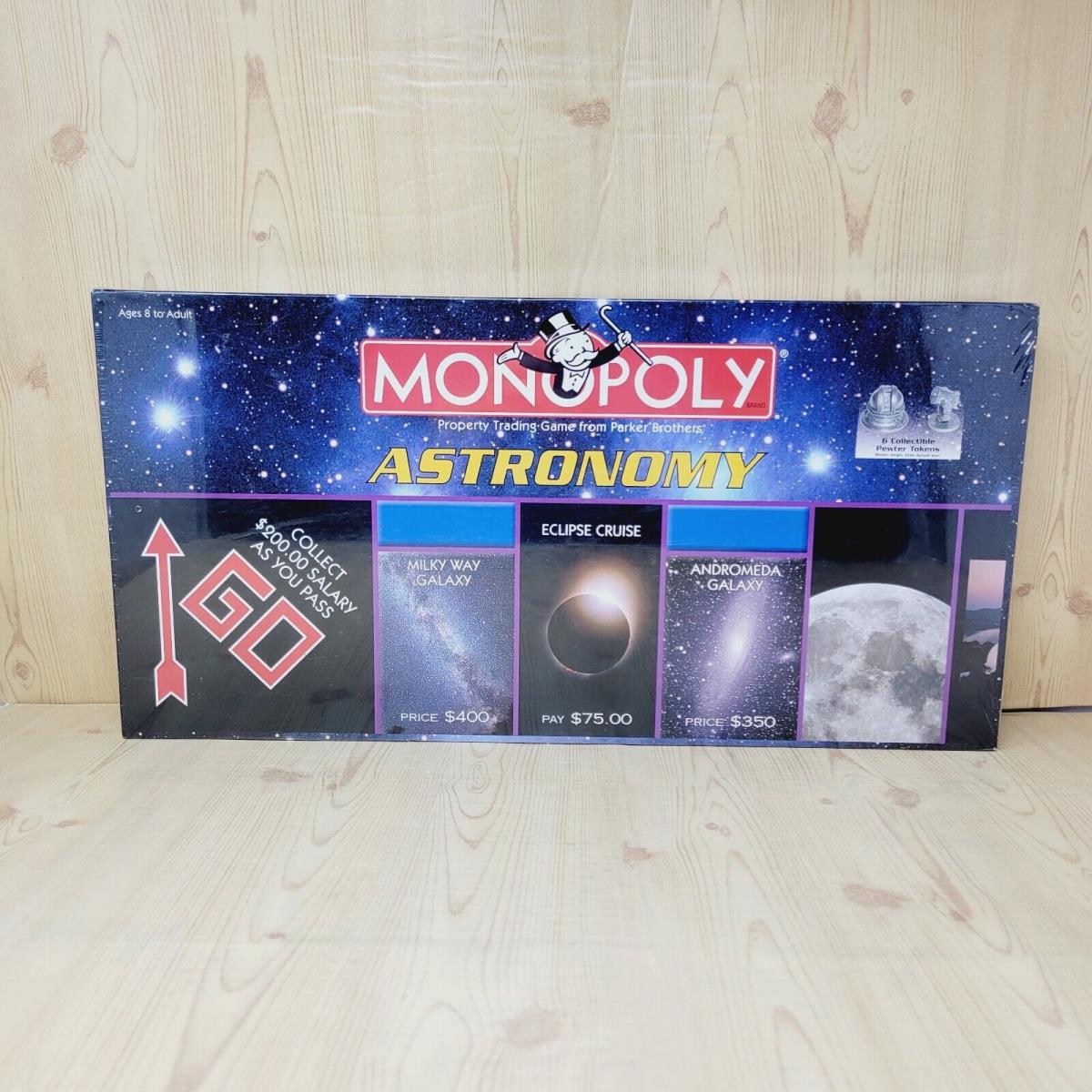 Monopoly Astronomy Edition by Hasbro Space Cosmic Planets Pewter 2001