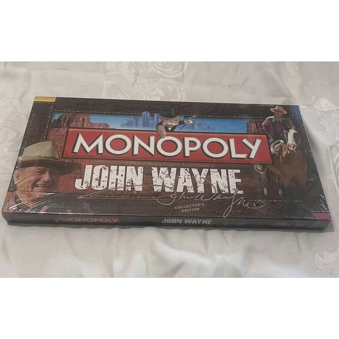 John Wayne Monopoly Collectors Edition with 6 Collectible Tokens Usaopoly