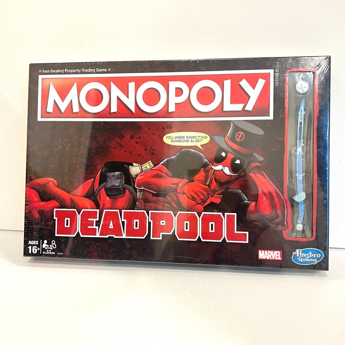 Deadpool Monopoly Game Marvel Deadpool Edition Hasbro E2033 Board Game 2017