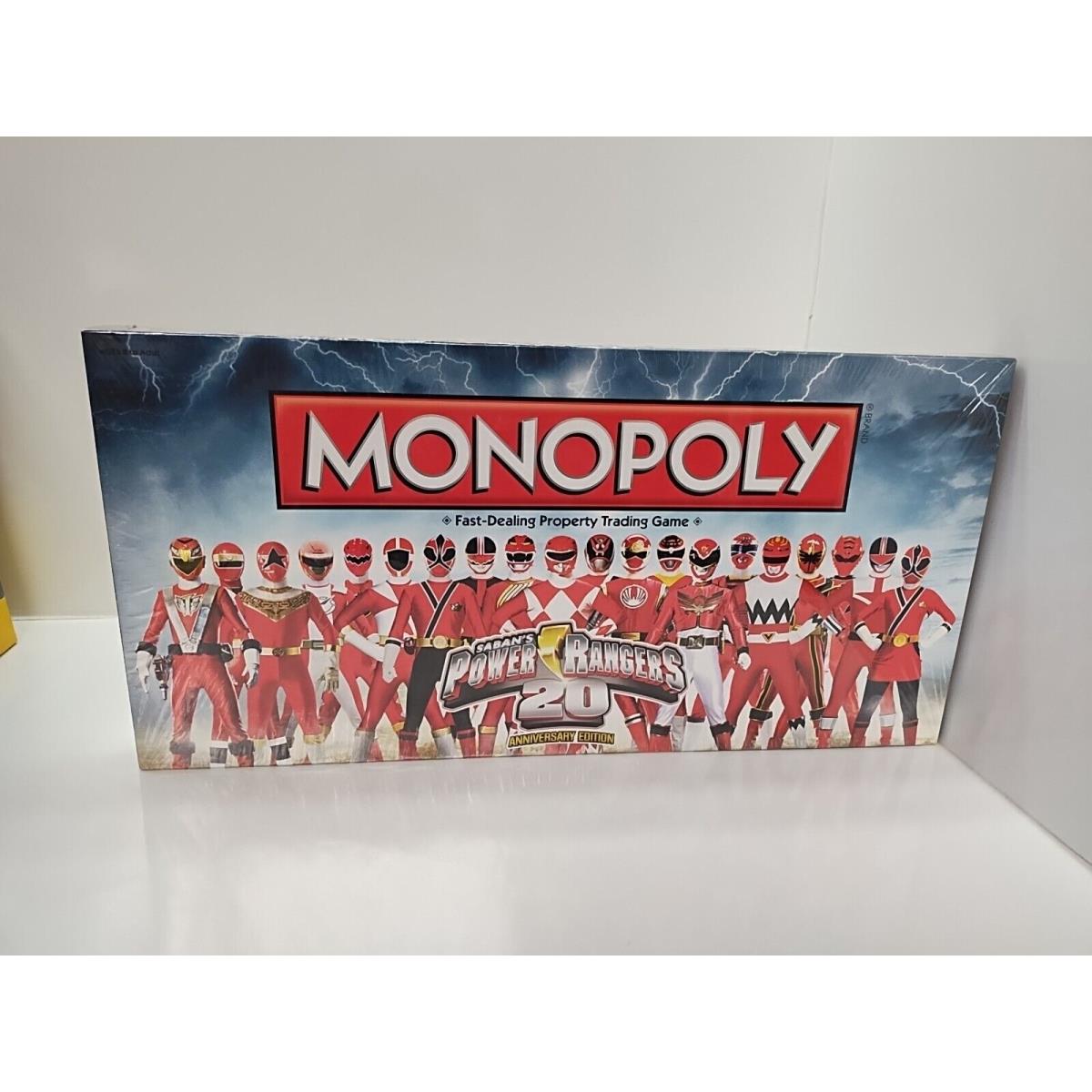 Power Rangers Monopoly Board Game 20TH Anniversary Edition 1993