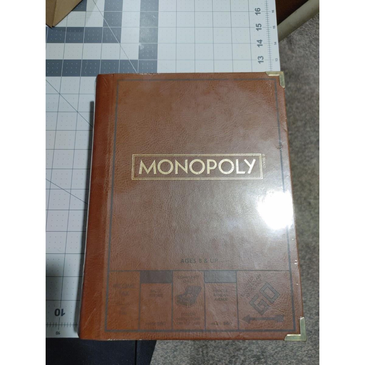 Library Classic Games Monopoly Hasbro Vintage Book Edition 2011