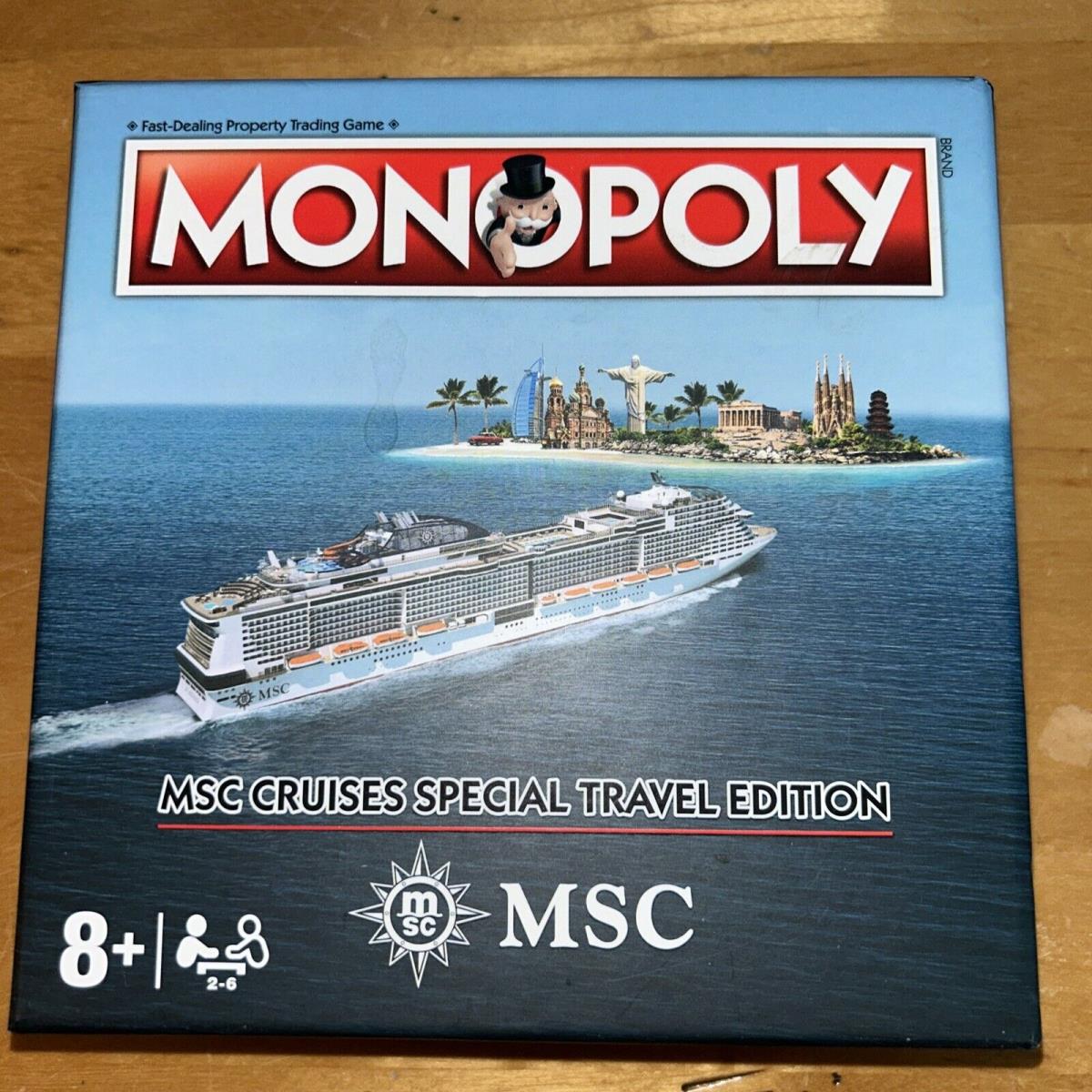 Monopoly Msc Cruise Ship Exclusive Vacation Overseas Edition