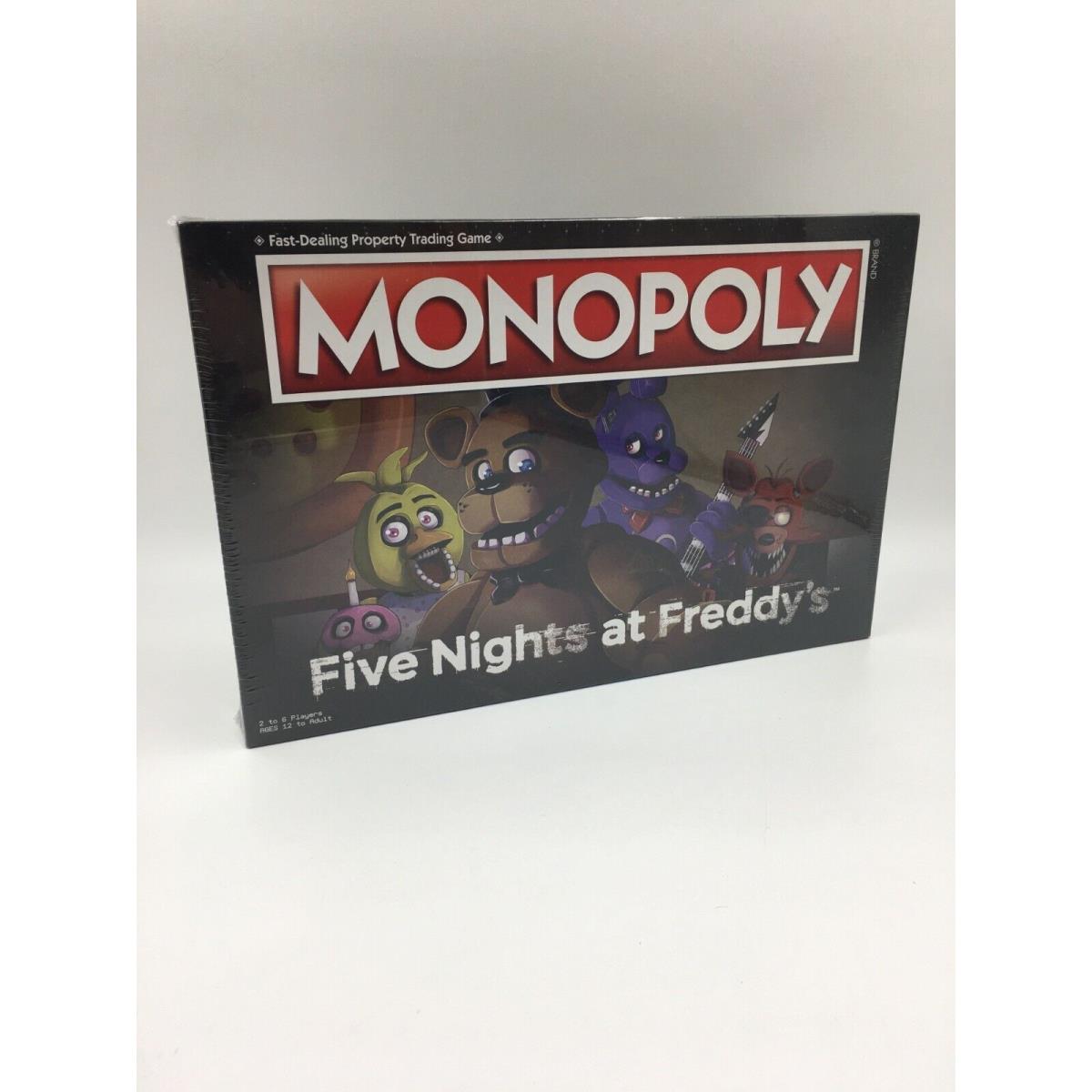 Monopoly Board Game - Five Night At Freddy`s Edition Monopoly - Rare