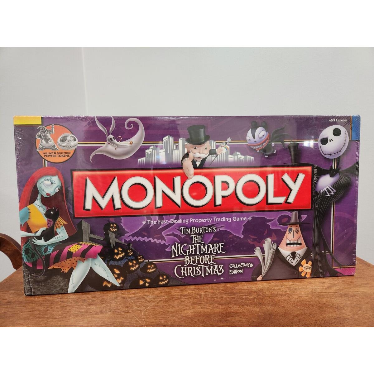 Tim Burton The Nightmare Before Christmas Monopoly Collectors Edition