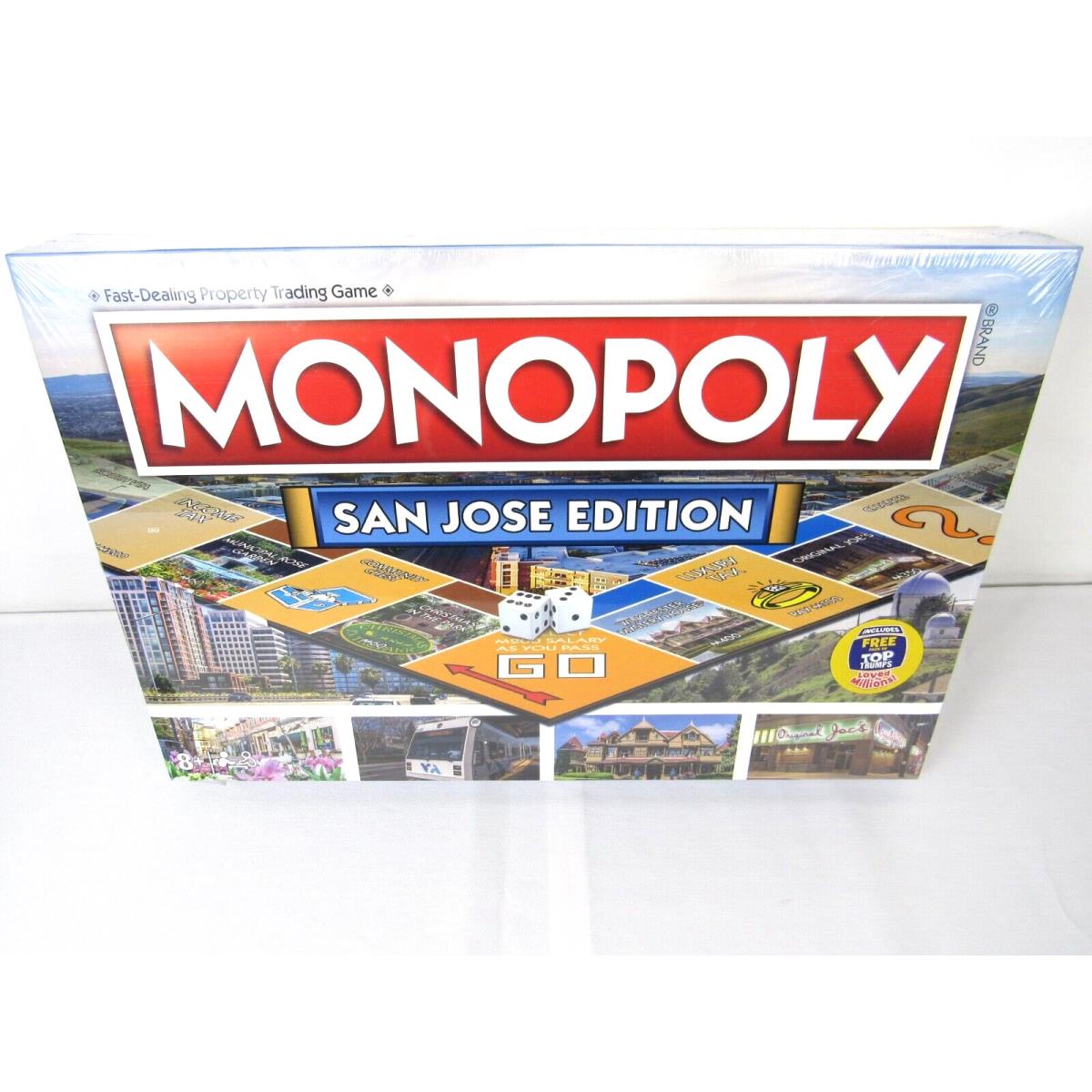 Official Monopoly San Jose Edition - Bay Area California - 2023 - Hasbro