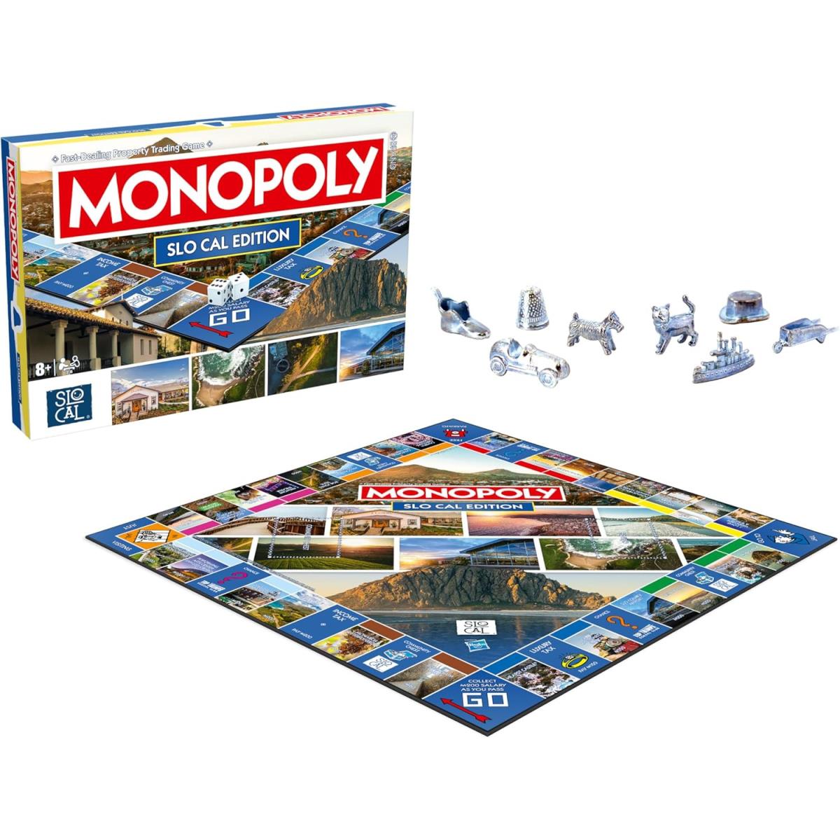 Monopoly Slo Cal Edition Board Game 2-6 Players Family Game Gift