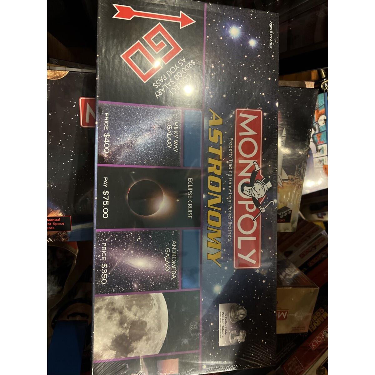 Monopoly Astronomy Edition by Hasbro Space Cosmic Planets Pewter 2001