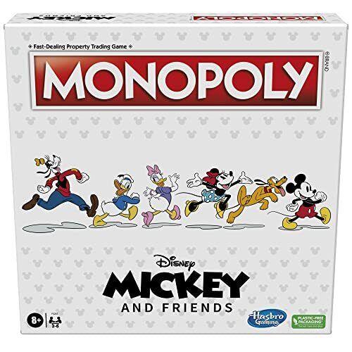 Hasbro Gaming Monopoly: Disney Mickey and Friends Edition Board Game Ages 8+