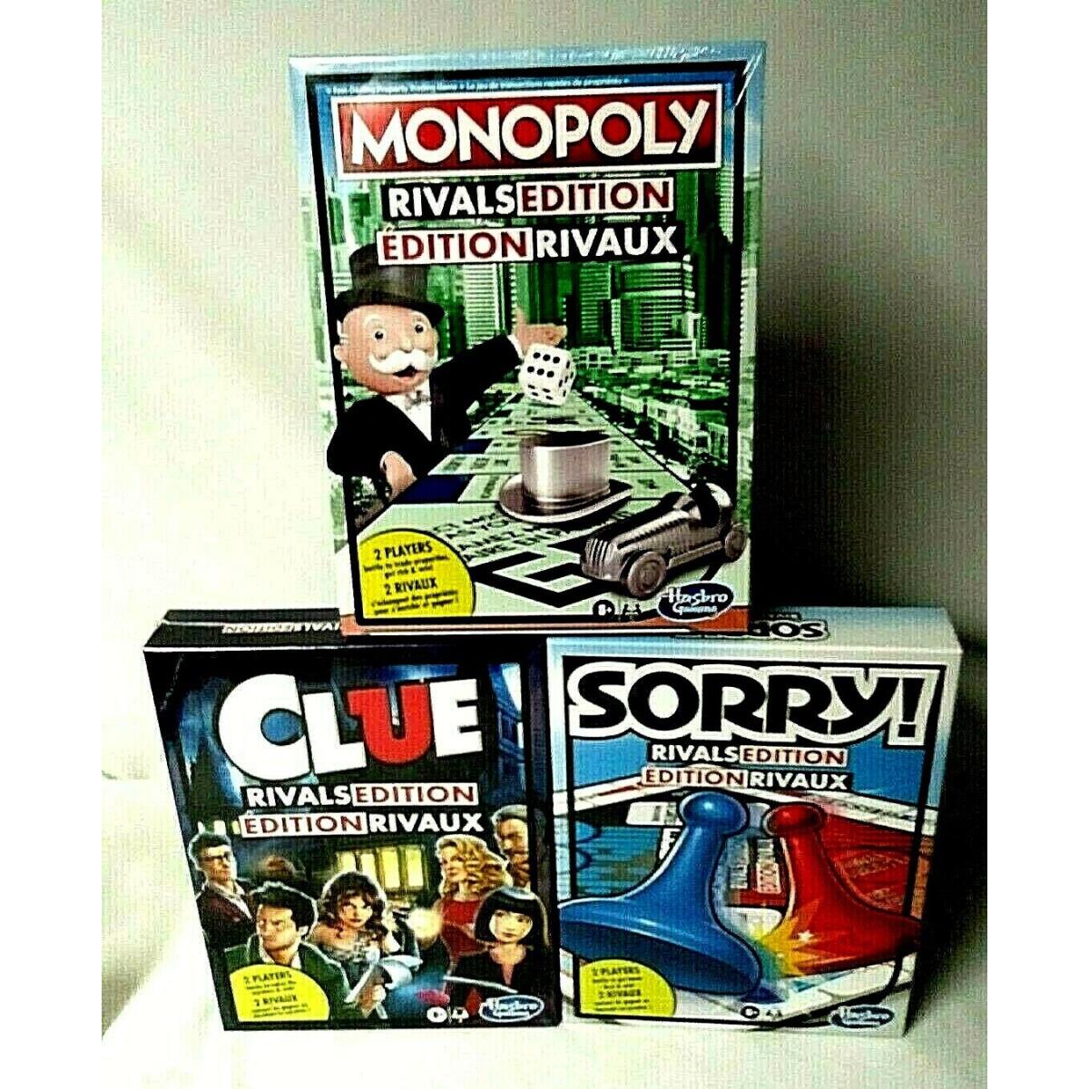 Monopoly Clue Sorry - Rivals Edition