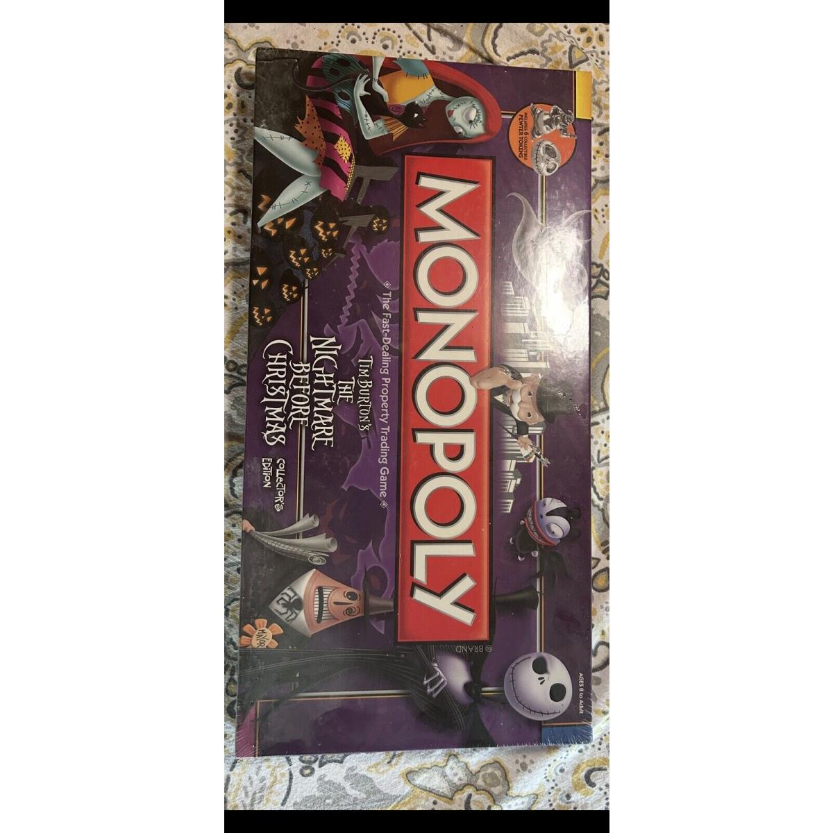 Monopoly Nightmare Before Christmas Collector`s Edition Board Game