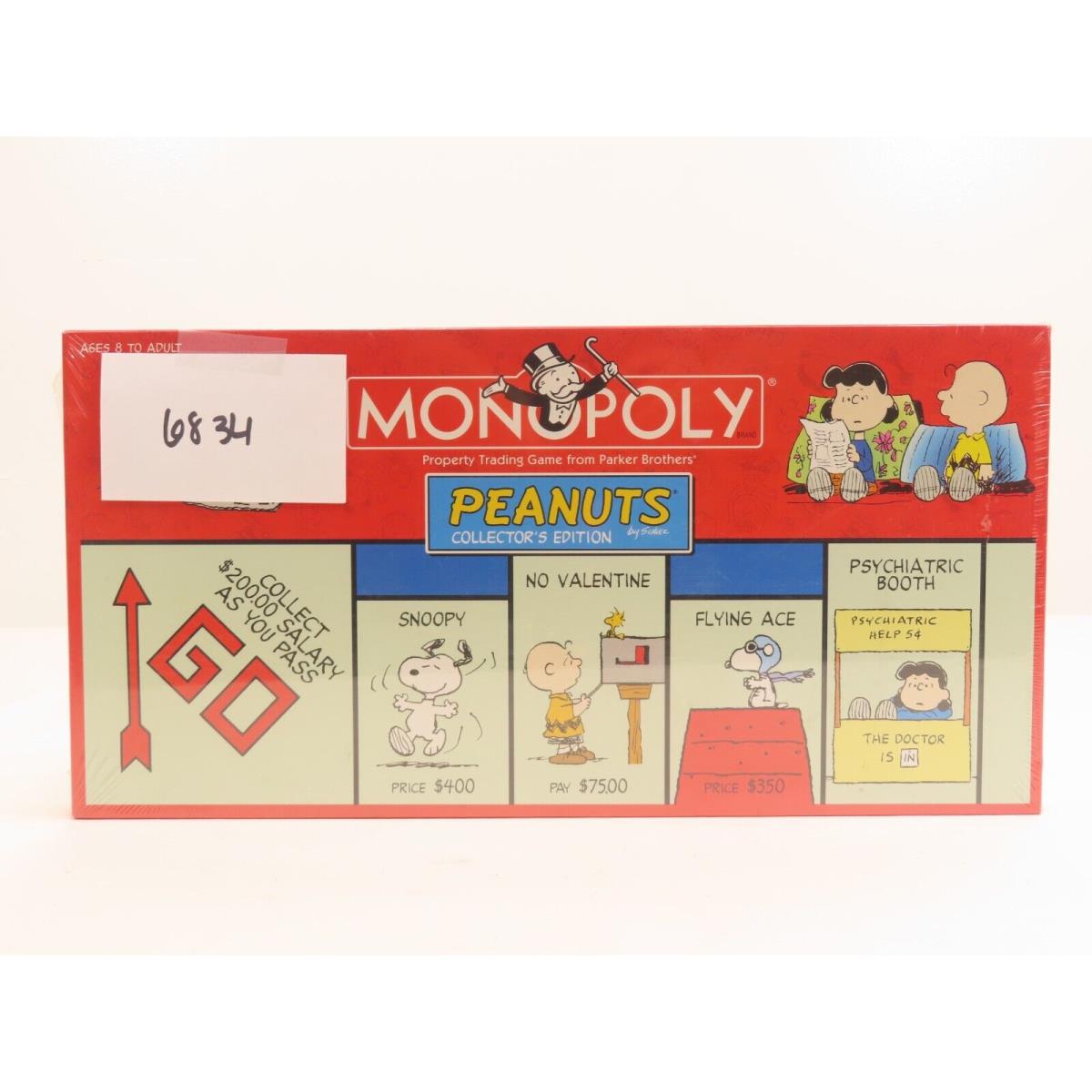 Monopoly Peanuts Collectors Edition 6834