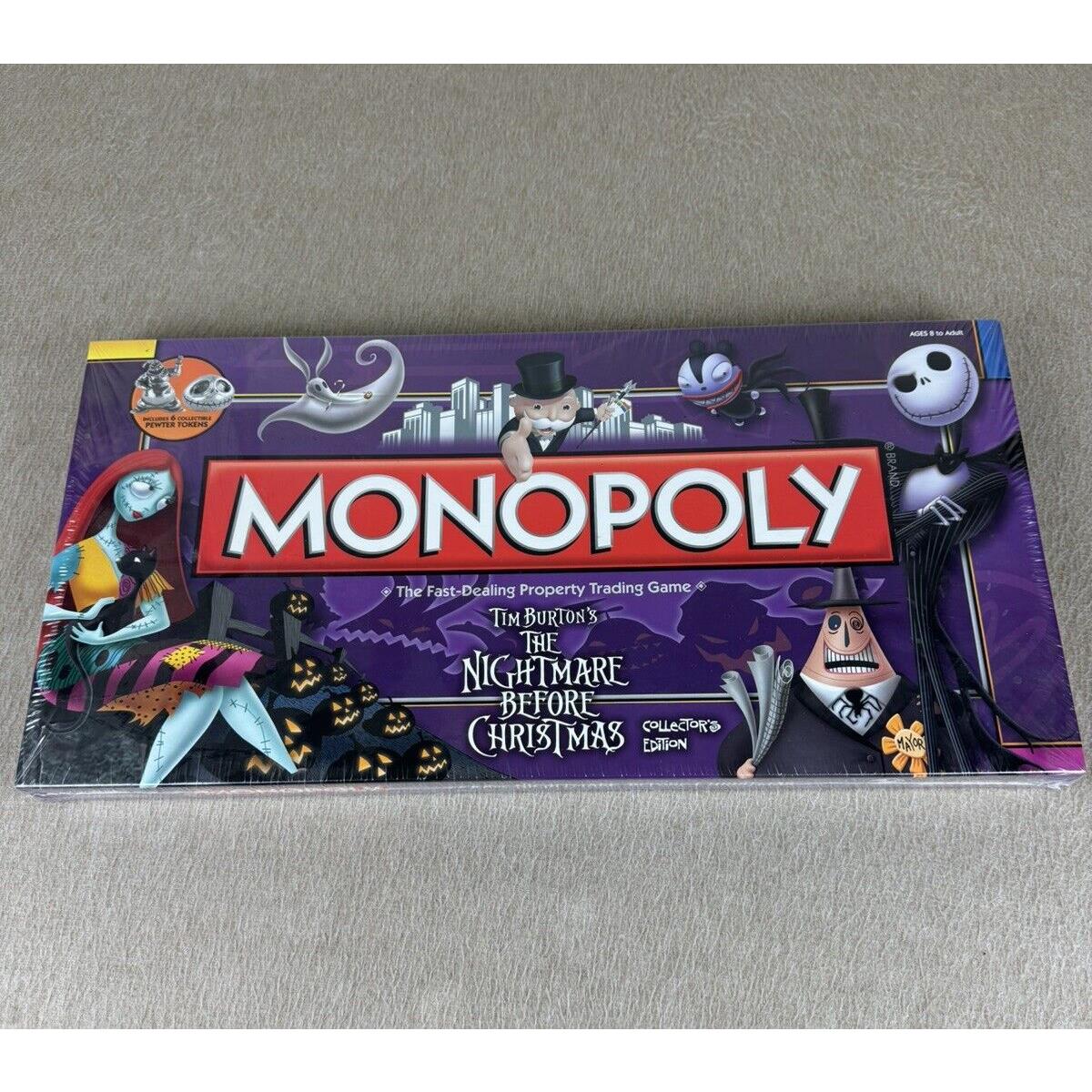 Monopoly Nightmare Before Christmas Collector`s Edition Board Game