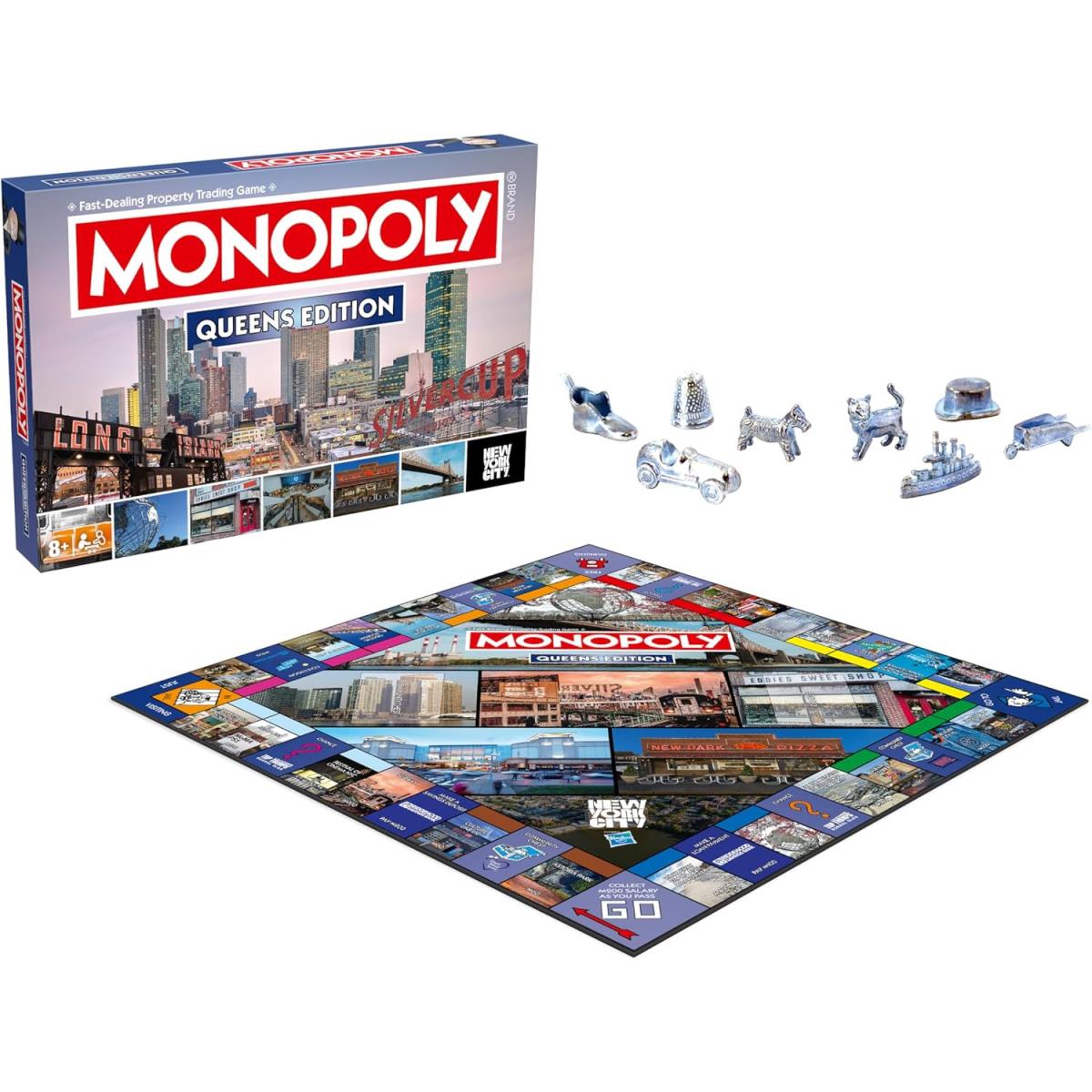 Monopoly Queens NY Edition Board Game 2-6 Players Family Board Games