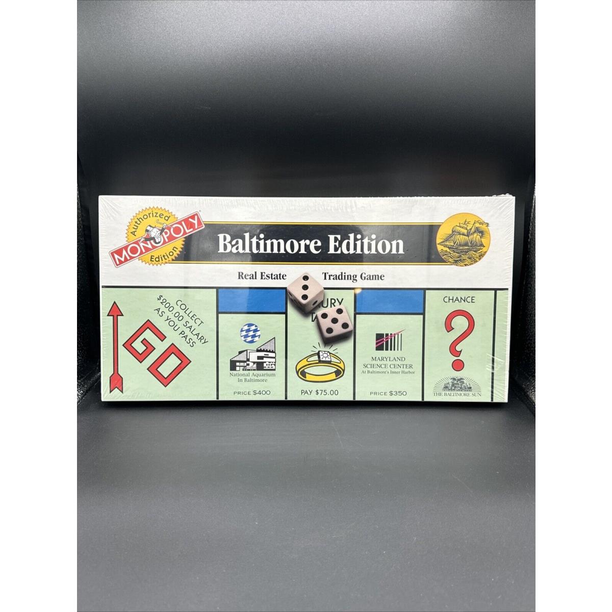 Vintage Monopoly-baltimore Edition Game Authorized Monopoly Board