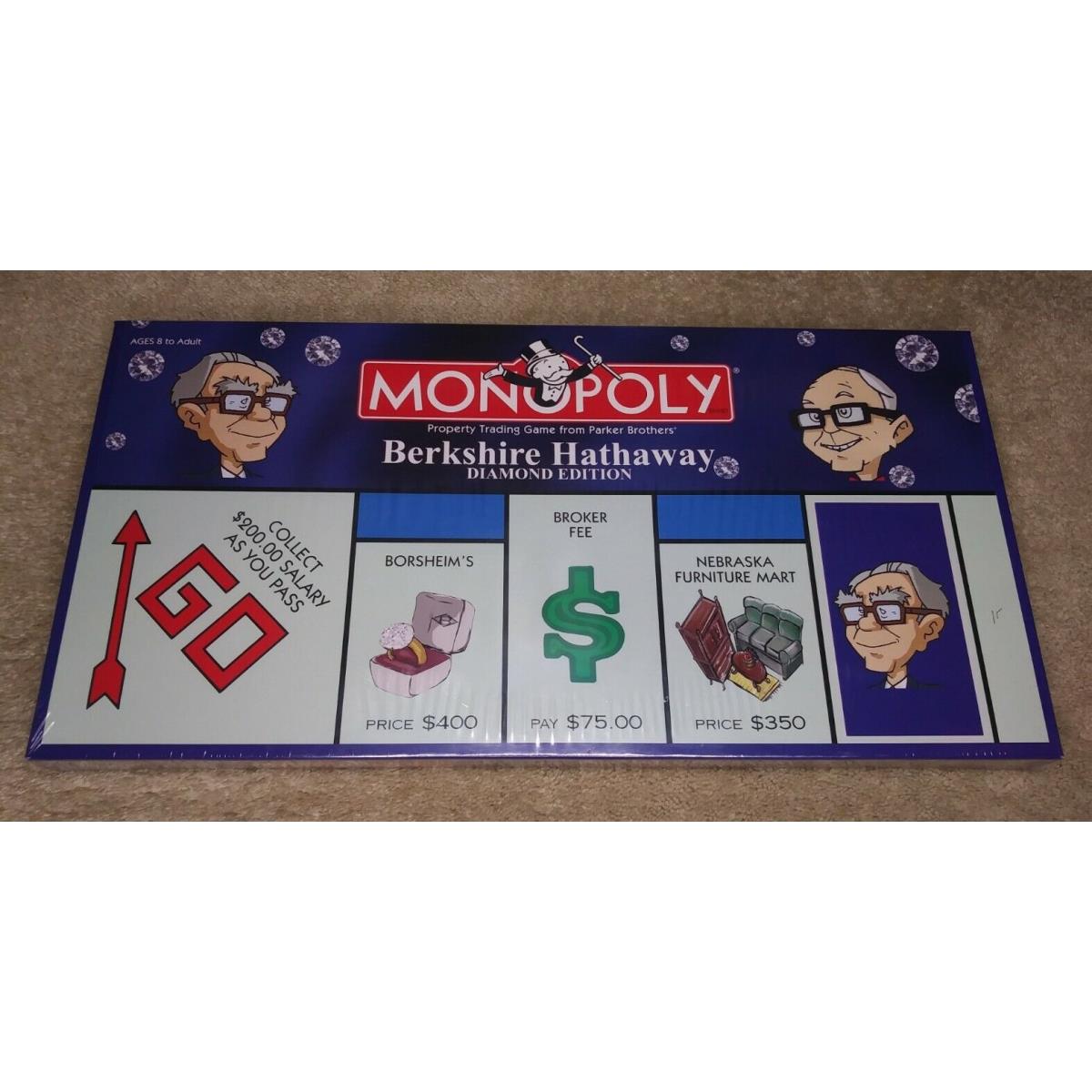 2005 Berkshire Hathaway Diamond Edition Warren Buffett Monopoly