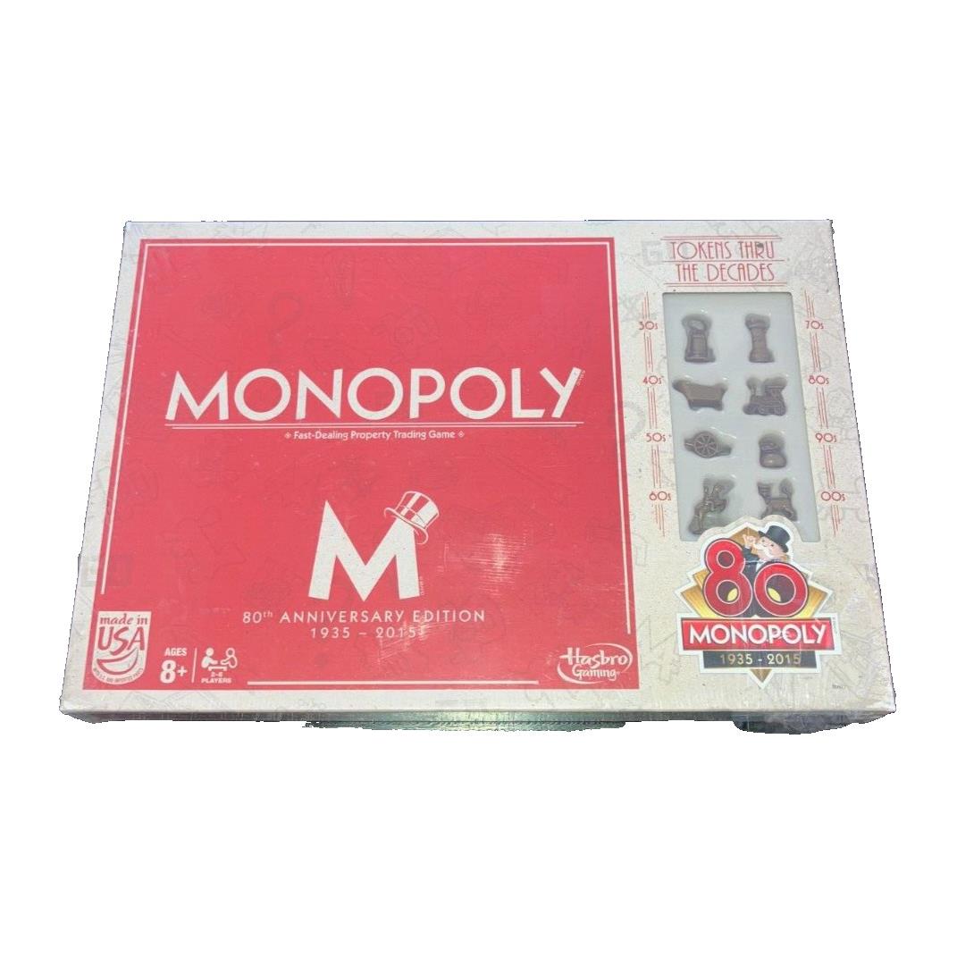 Monopoly 80th Anniversary 1935-2015 Board Game