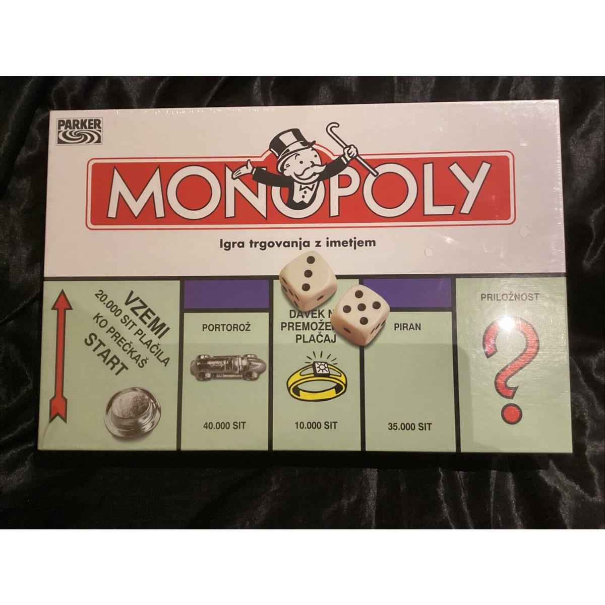 Monopoly Slovenia Edition 1996 Rare Board Game