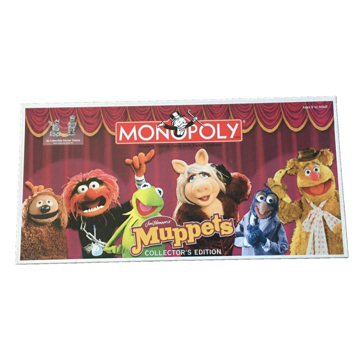 Jim Henson`s Muppets Collector`s Edition Monopoly Board Game 2010