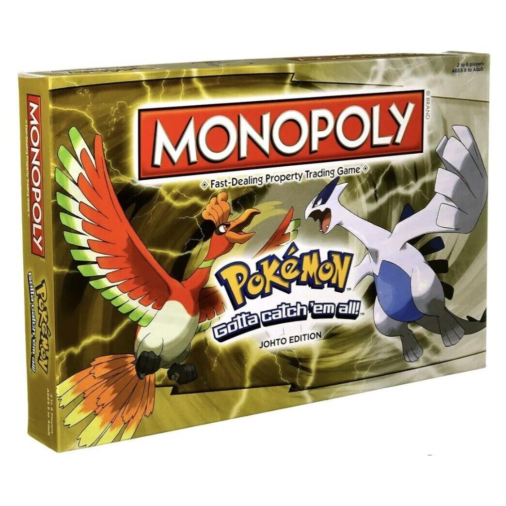 Pokemon Monopoly Board Game Johto Edition