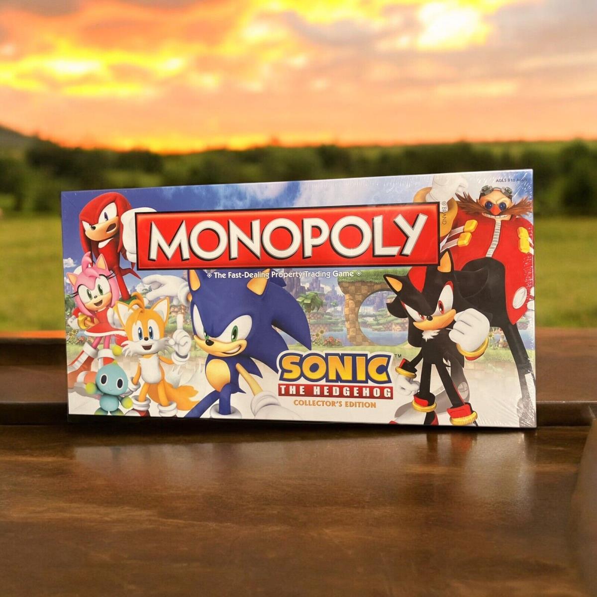 Sonic The Hedgehog Collector`s Edition Monopoly Board Game Read