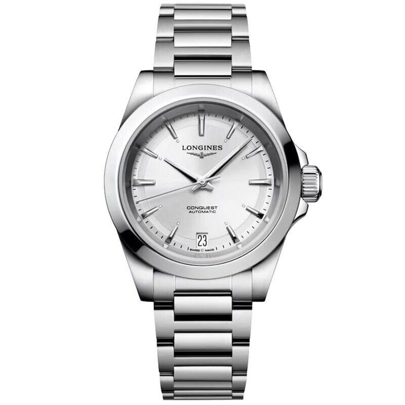 Longines Conquest Automatic 34mm Silver Dial Women`s Watch L34304726