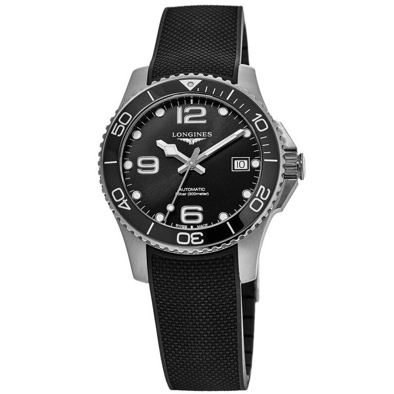 Longines Hydroconquest Automatic Black Dial Men`s Watch L3.780.4.56.9