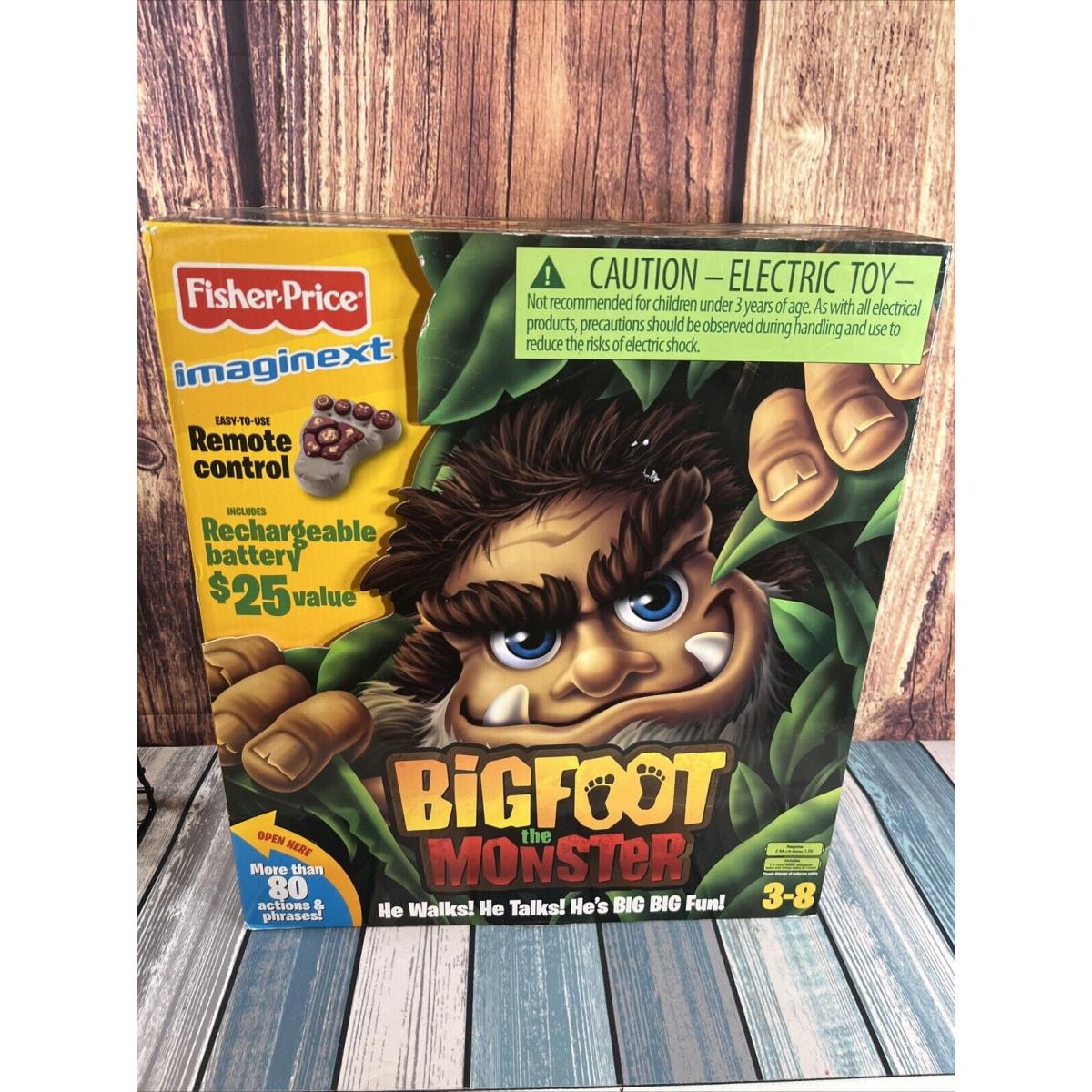 Imaginext Bigfoot The Monster Easy to Use Remote Control Toy 80 Actions Phrases