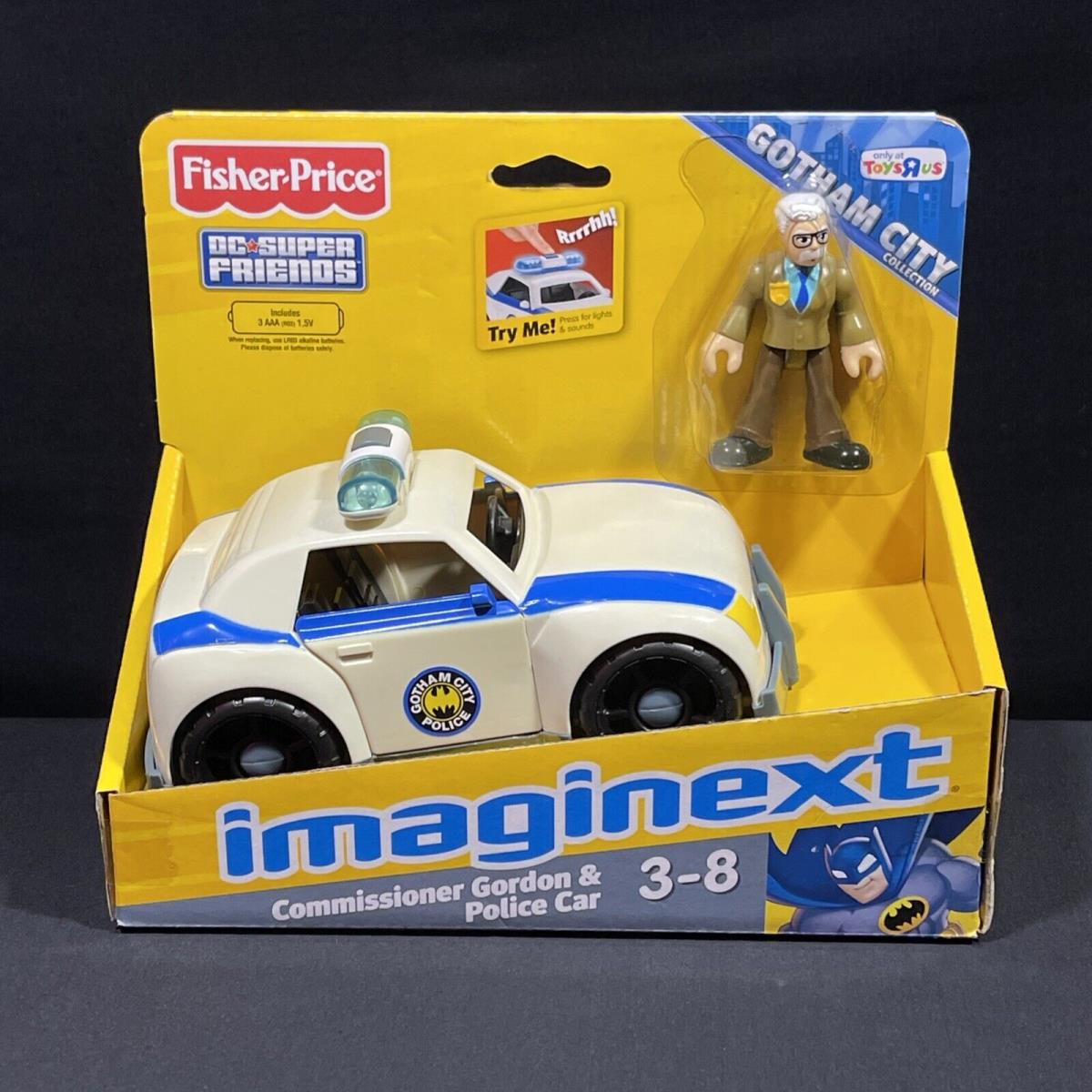 Imaginext DC Super Friends Commissioner Gordon Police Car