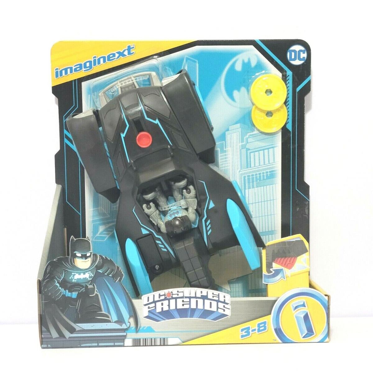 Imaginext Bat-tech Batmobile Light-up Transforming Vehicle DC Superfriends