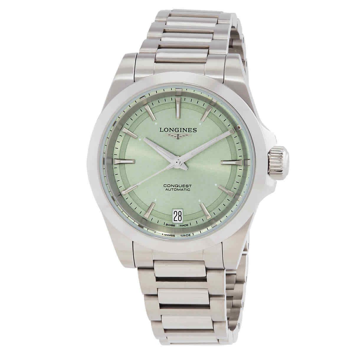 Longines Conquest Automatic Green Dial Unisex Watch L3.430.4.02.6