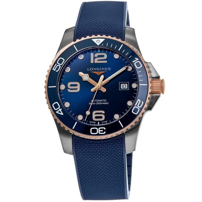 Longines Hydroconquest Automatic Blue Dial Men`s Watch L3.781.3.98.9